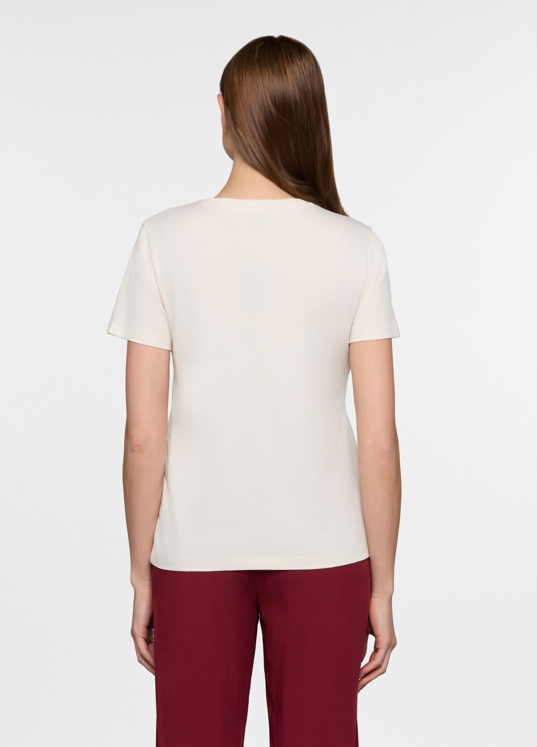 T-shirt girocollo donna _1