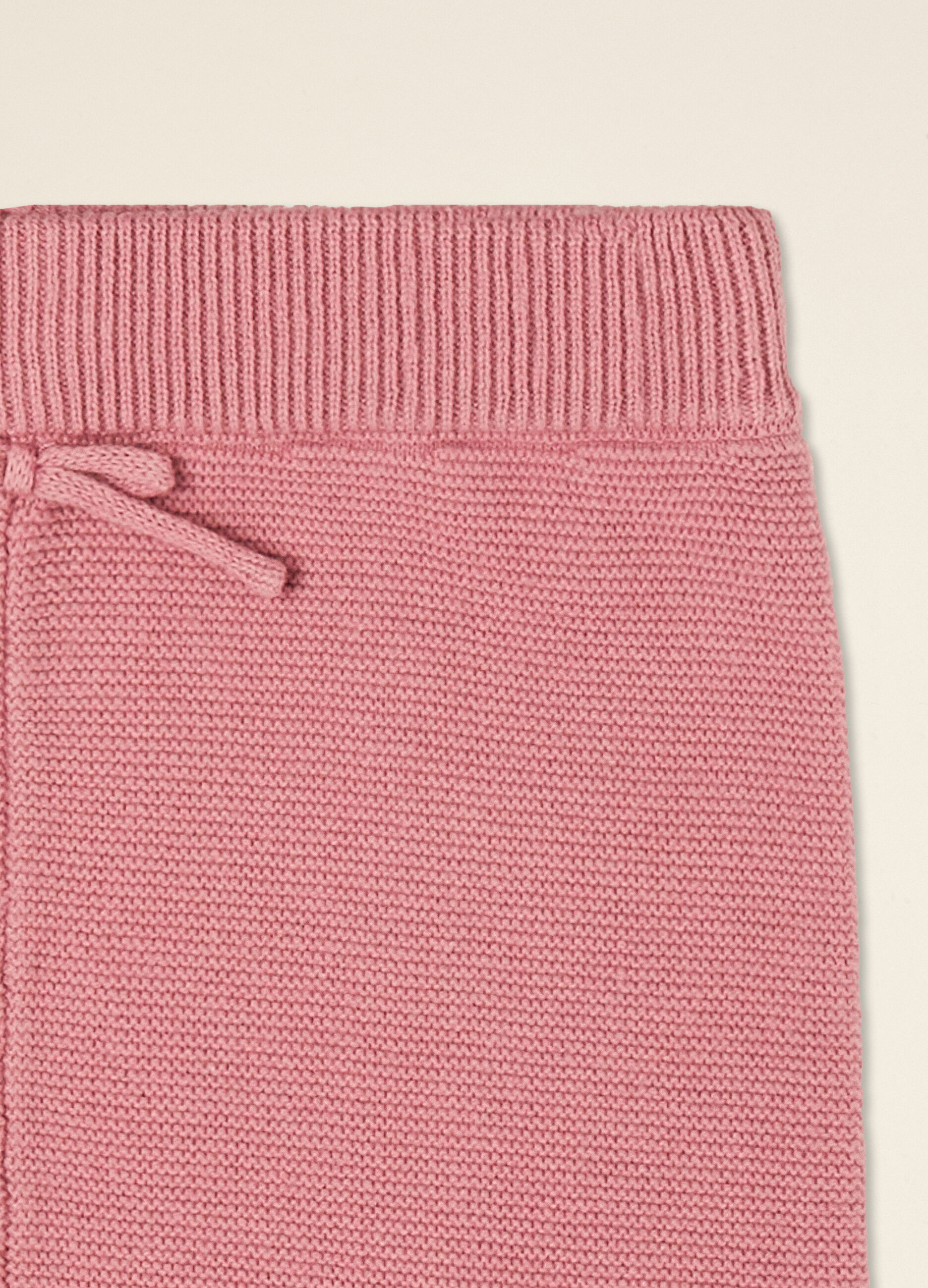 Completo rosa in puro cotone con maglia e pantaloni_3