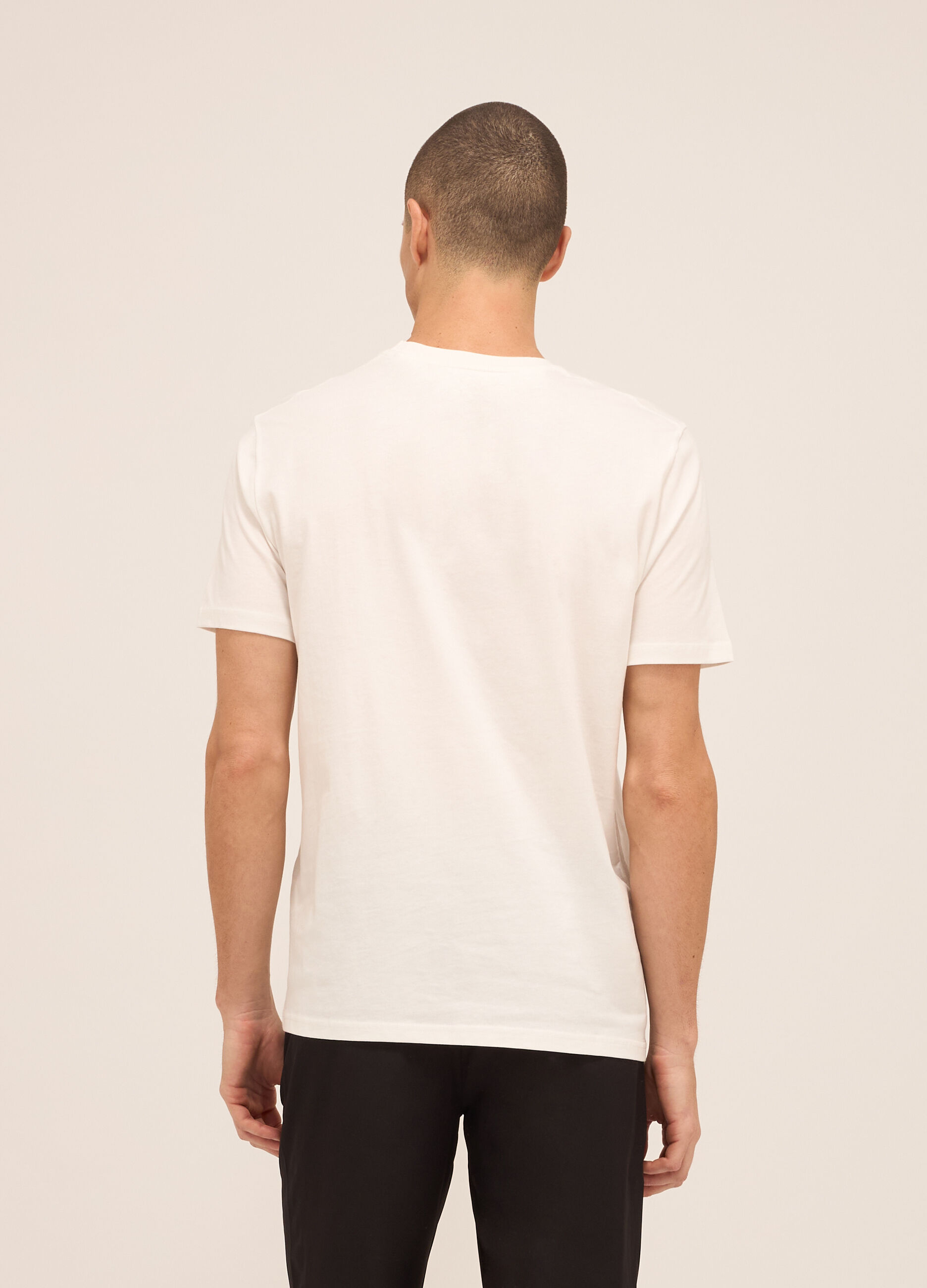 T-shirt sportiva in puro cotone uomo