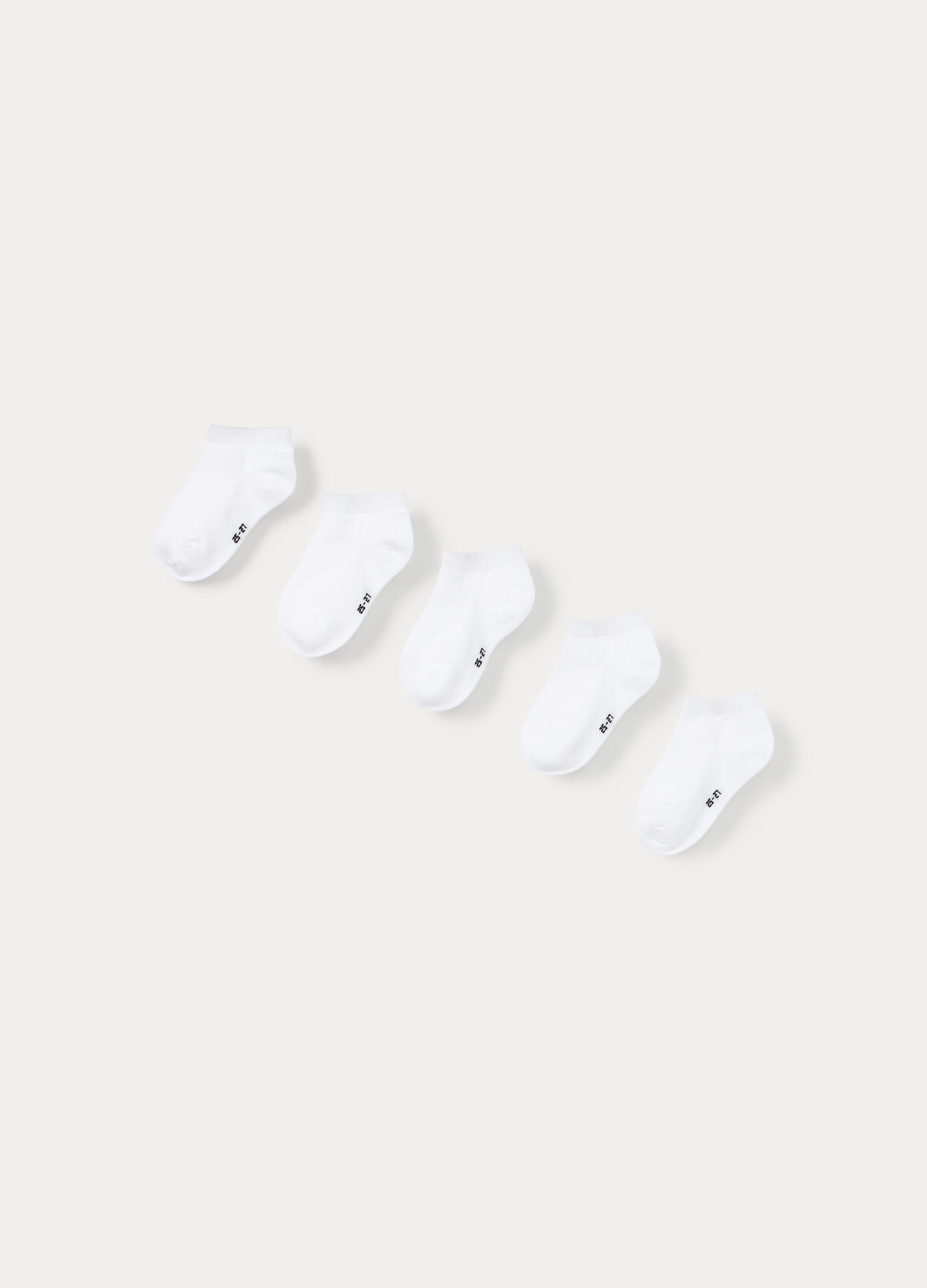 Pack 5 calze corte in misto cotone stretch_1