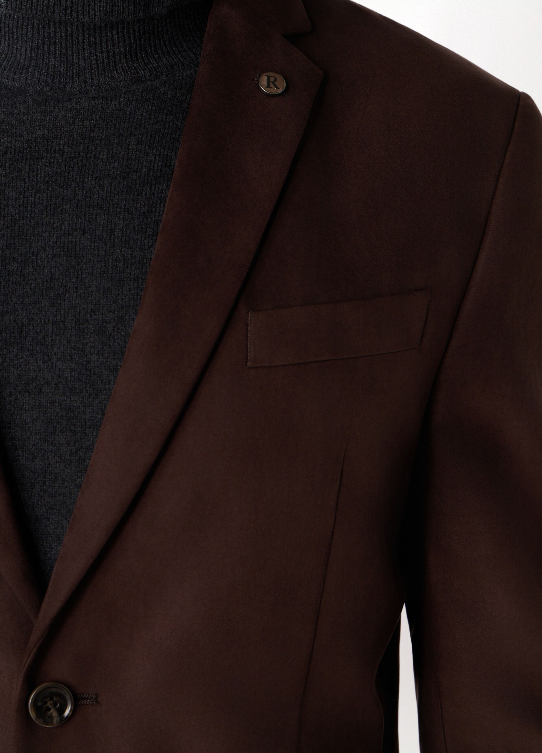 Blazer in ECOpelle scamosciata uomo_2