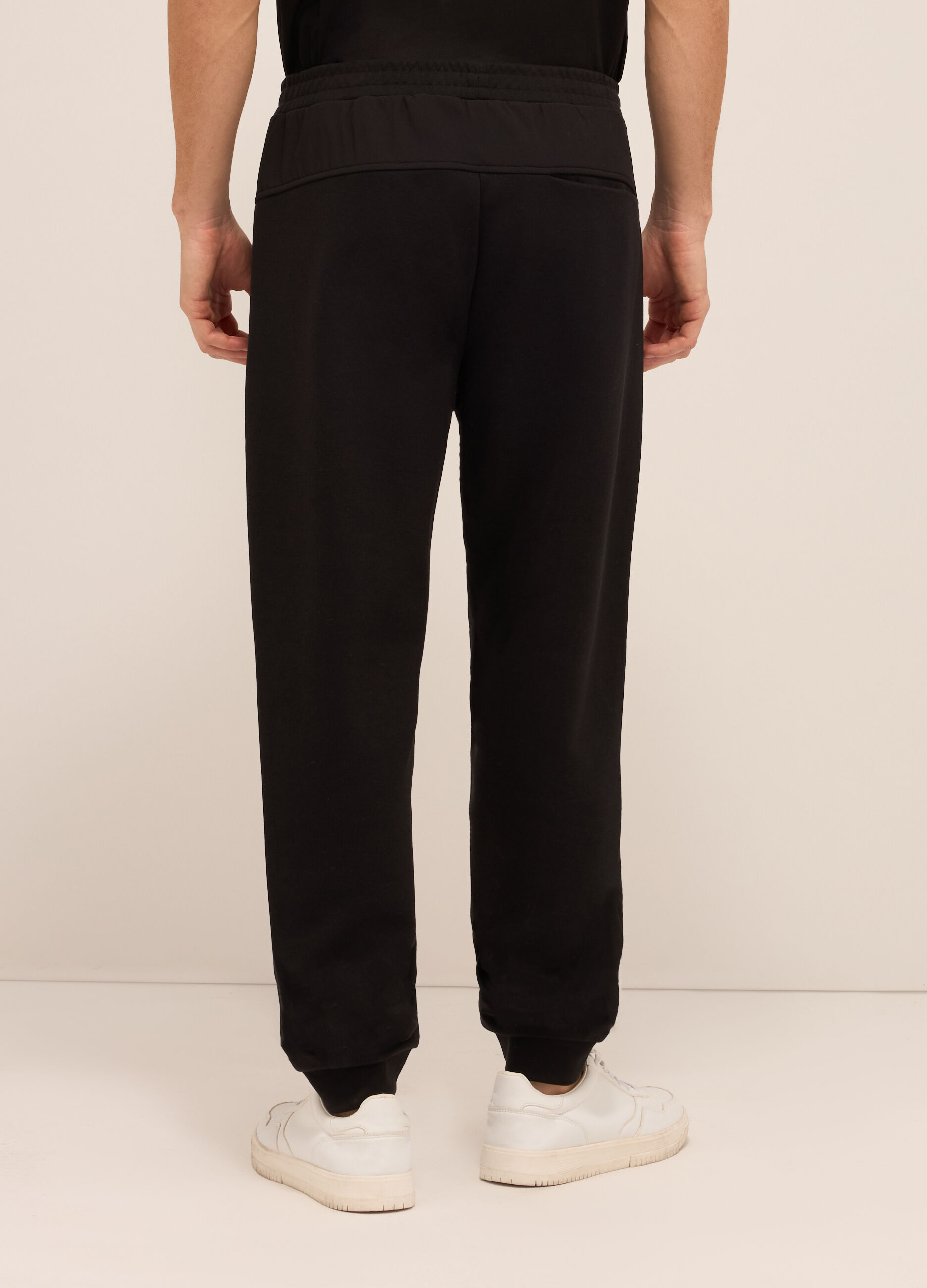 Jogger in misto cotone uomo_1