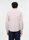 Camicia regular fit a righe con colletto button down uomo_1