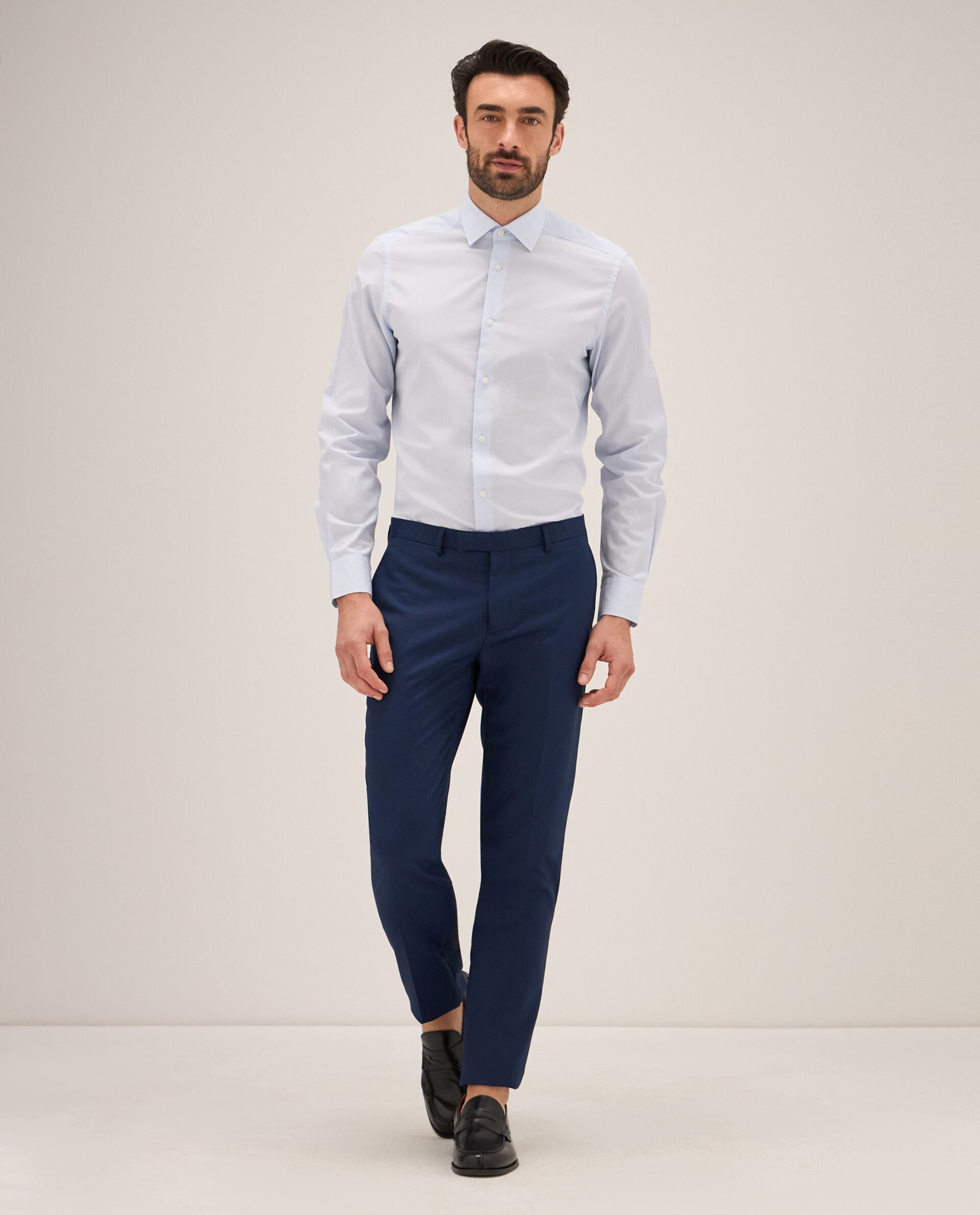 Pantalone Rumford classico in tessuto operato uomo_0