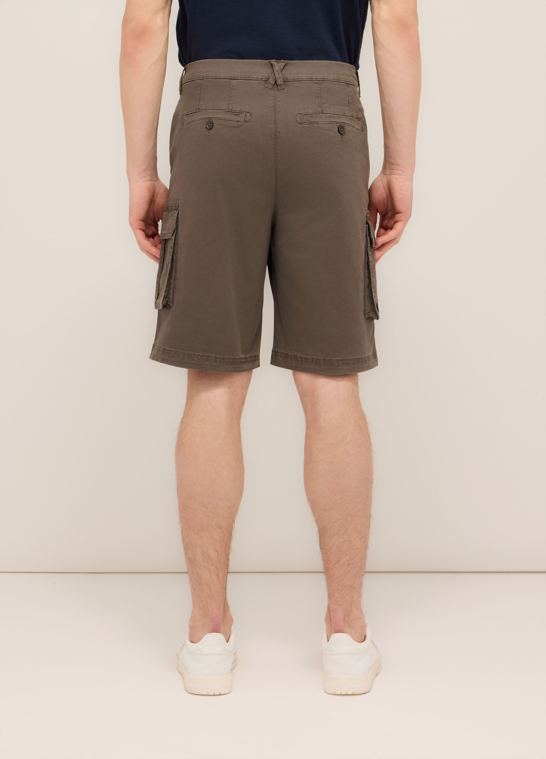 Bermuda in cotone stretch uomo_1