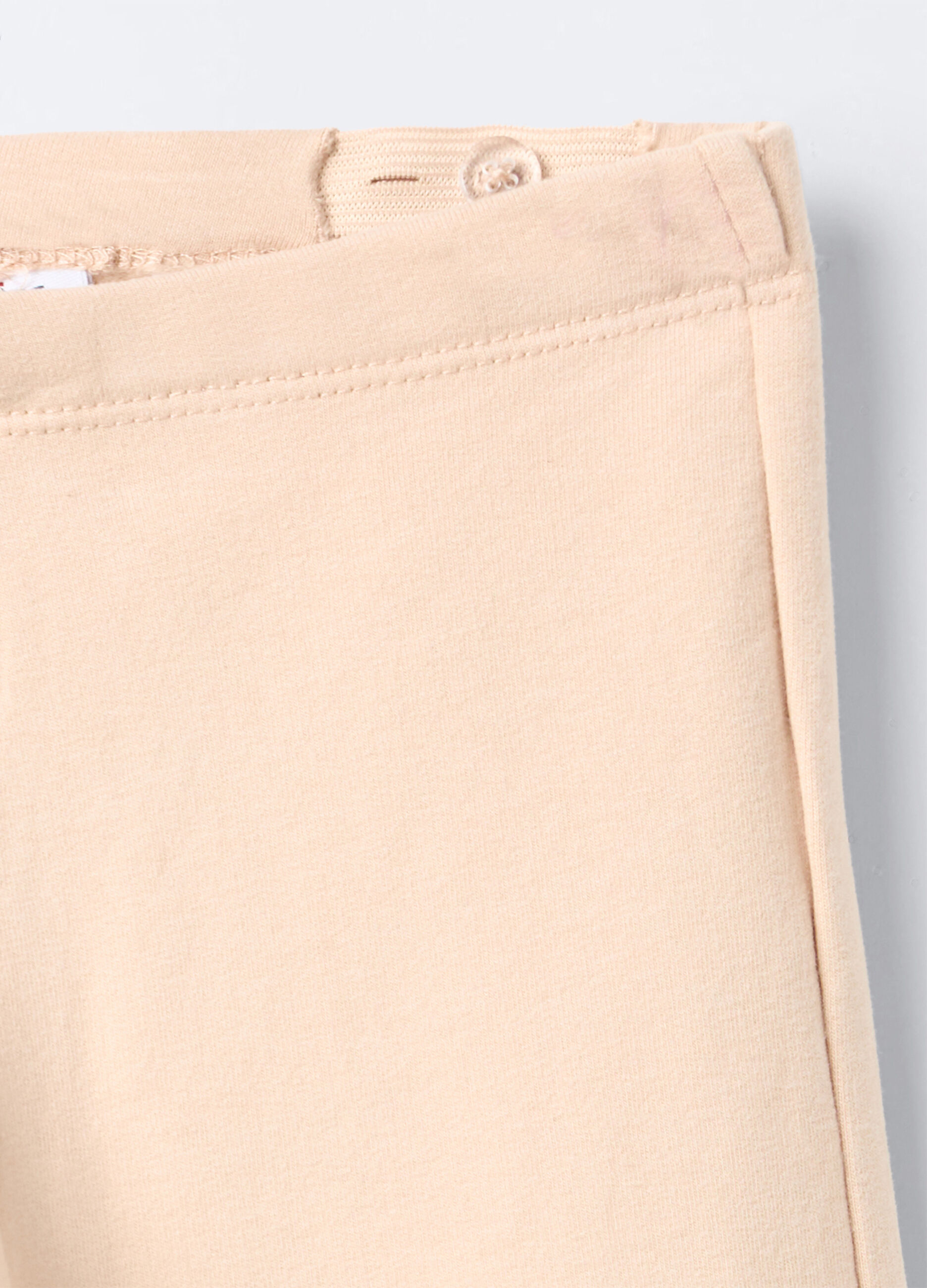 Leggings Flare Fit in cotone garzato stretch bambina_2
