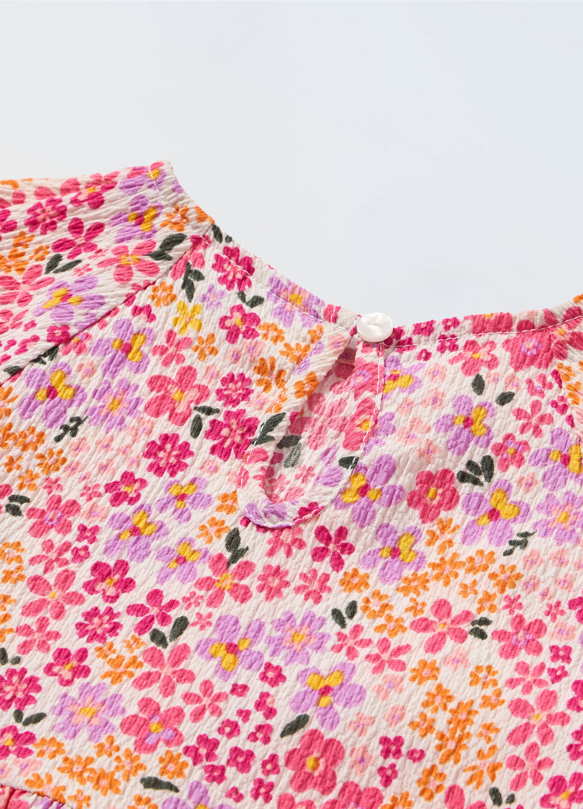 Vestito floreale a balze bambina_1