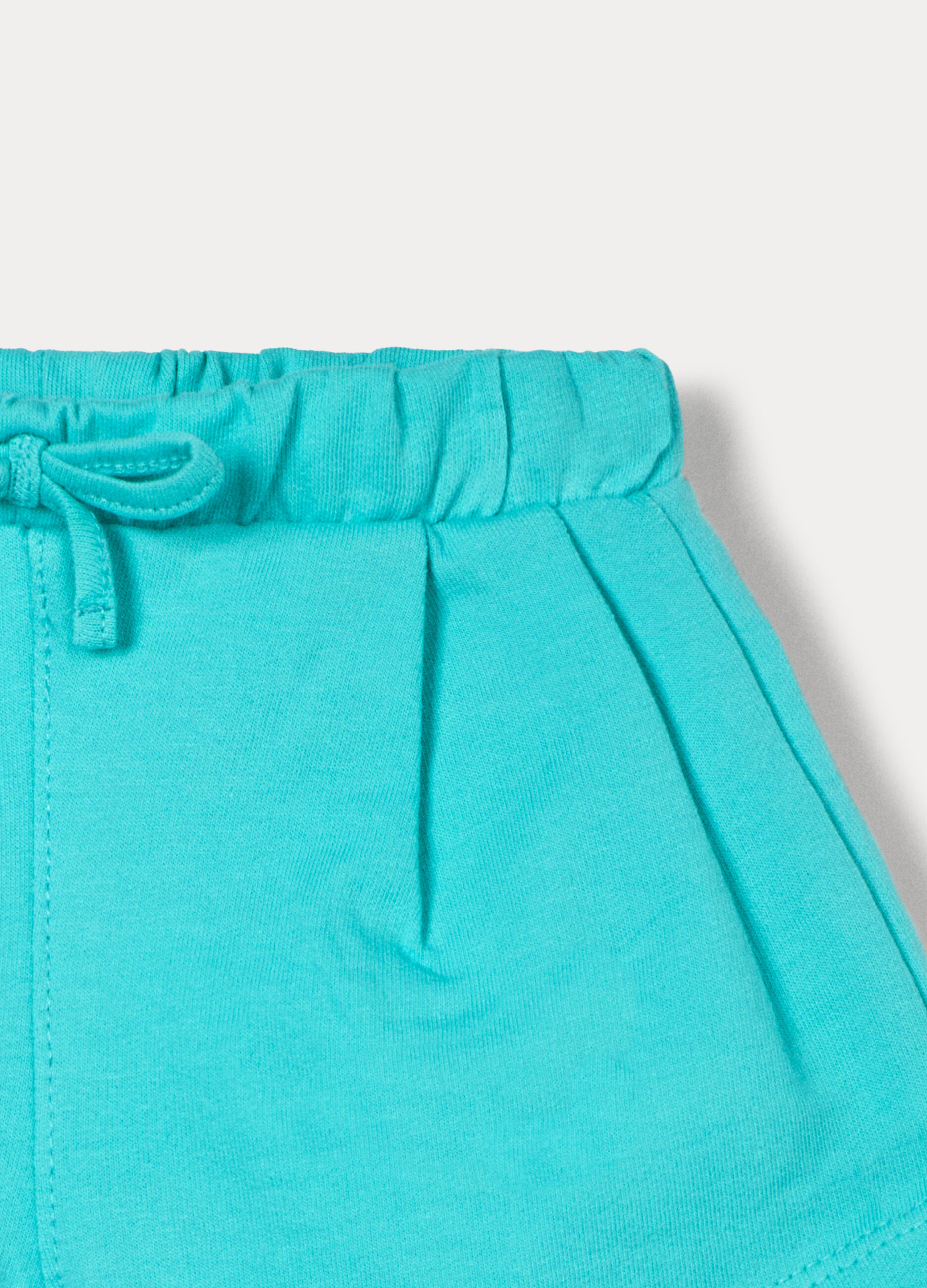 Short in french terry di puro cotone bimba_2