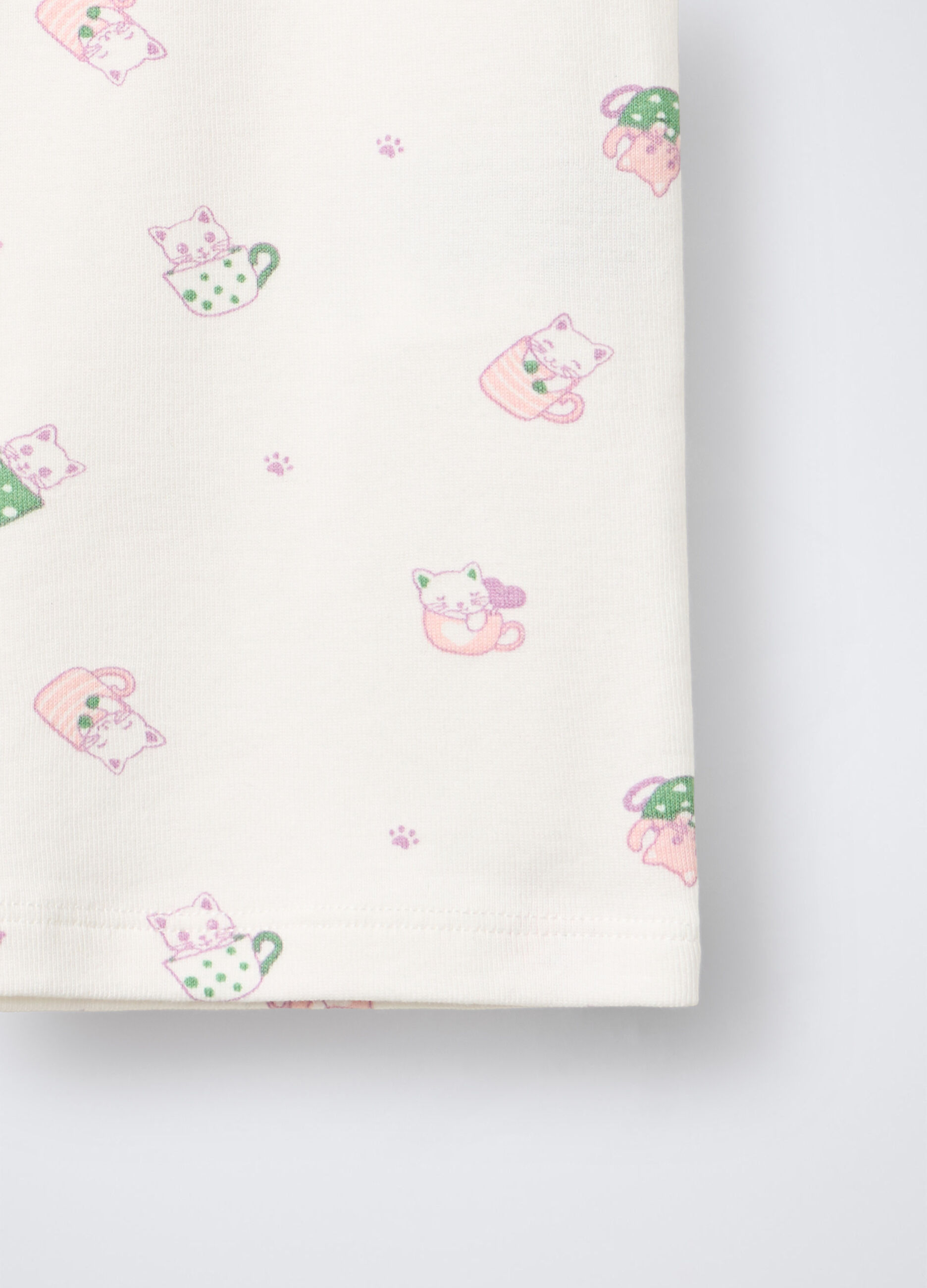 Pack 2 canotte in costina di puro cotone bambina_3