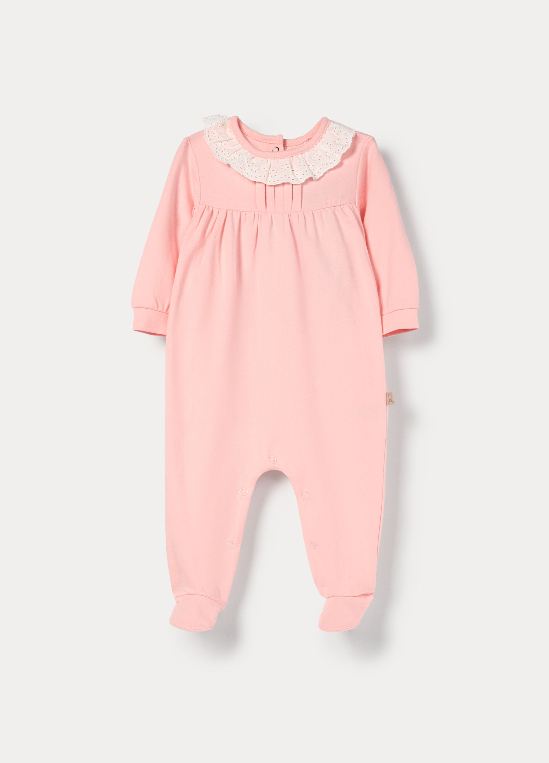 Tutina in jersey di cotone stretch neonata_0