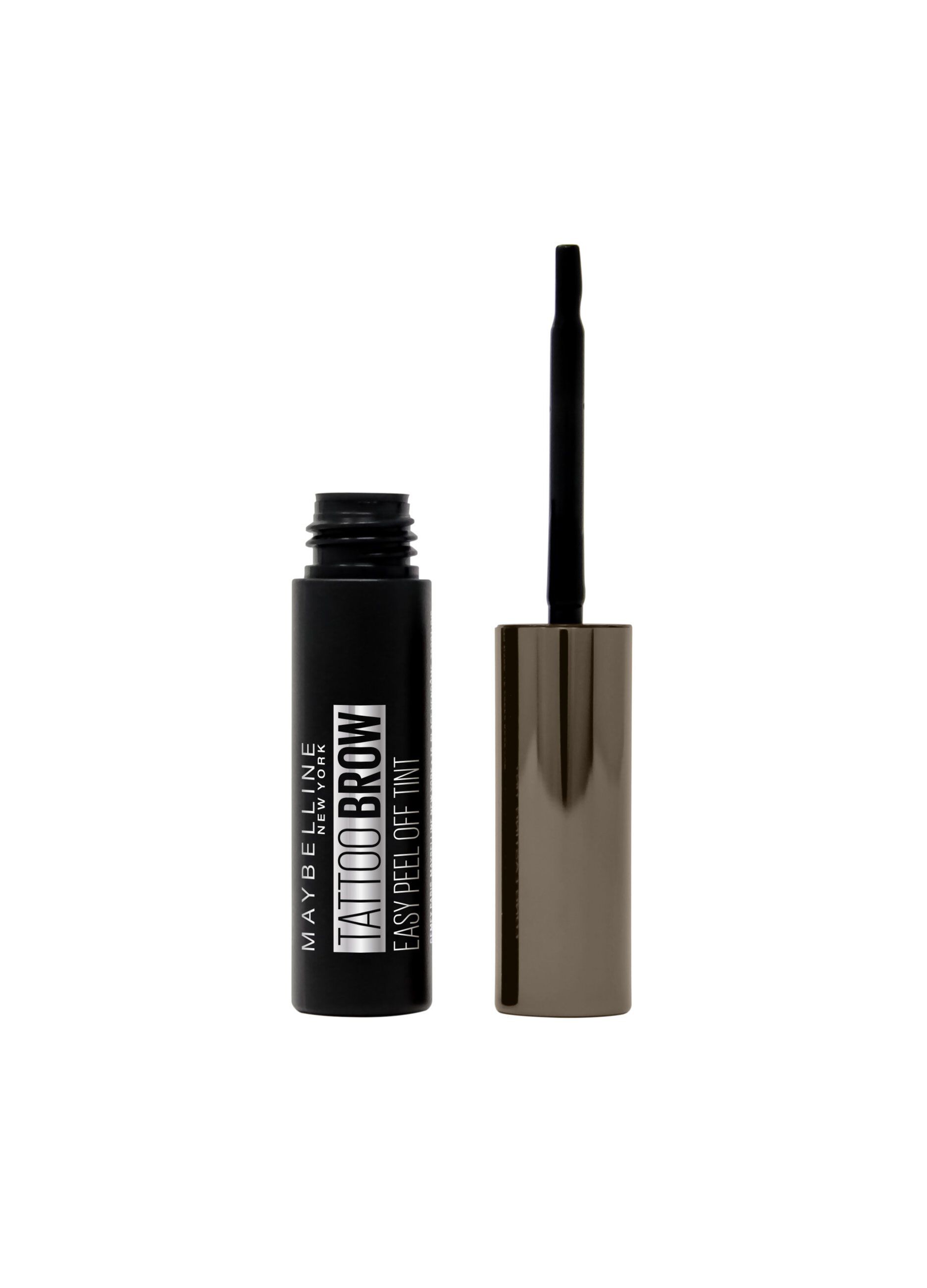 Maybelline New York Tinta Sopracciglia Tattoo Brow Peel-Off, Risultato Definito fino a 3 Giorni, Chocolate Brown (25), 4.6 g.