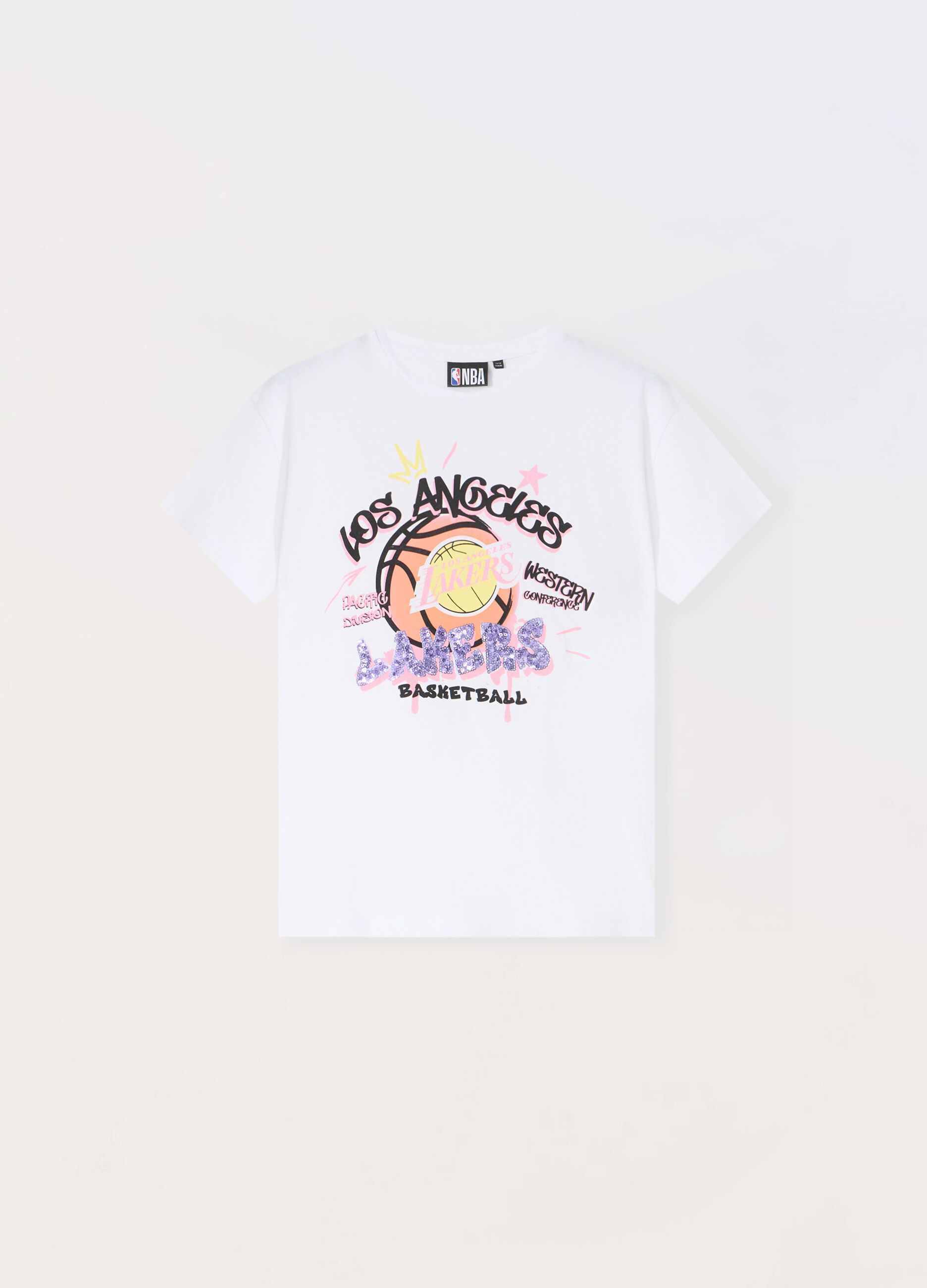 T-shirt NBA in puro cotone ragazza_0