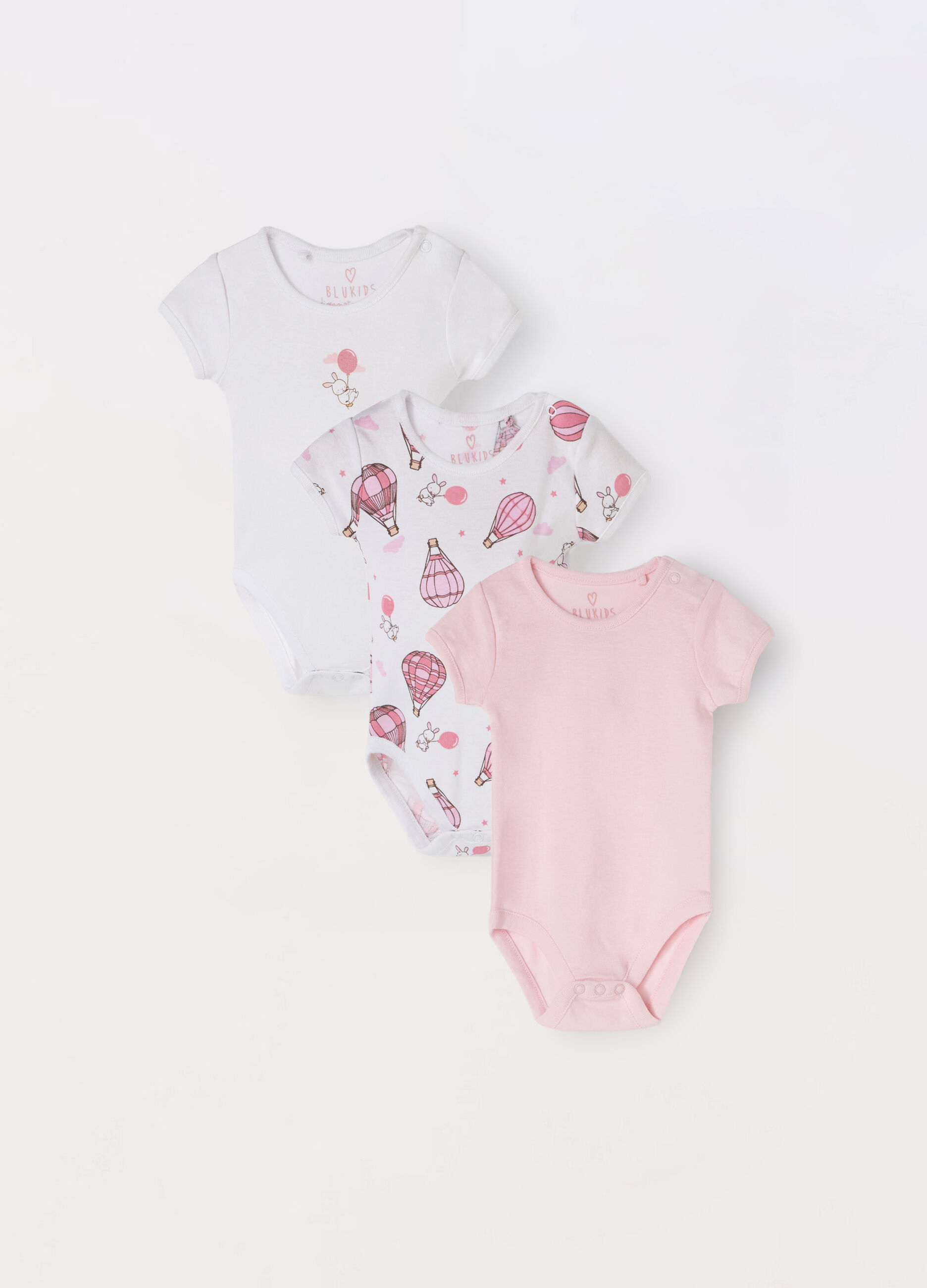 Pack 3 body in puro cotone neonata_0