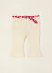 Jeans denim in misto cotone e viscosa elasticizzato da neonata flare fit_0