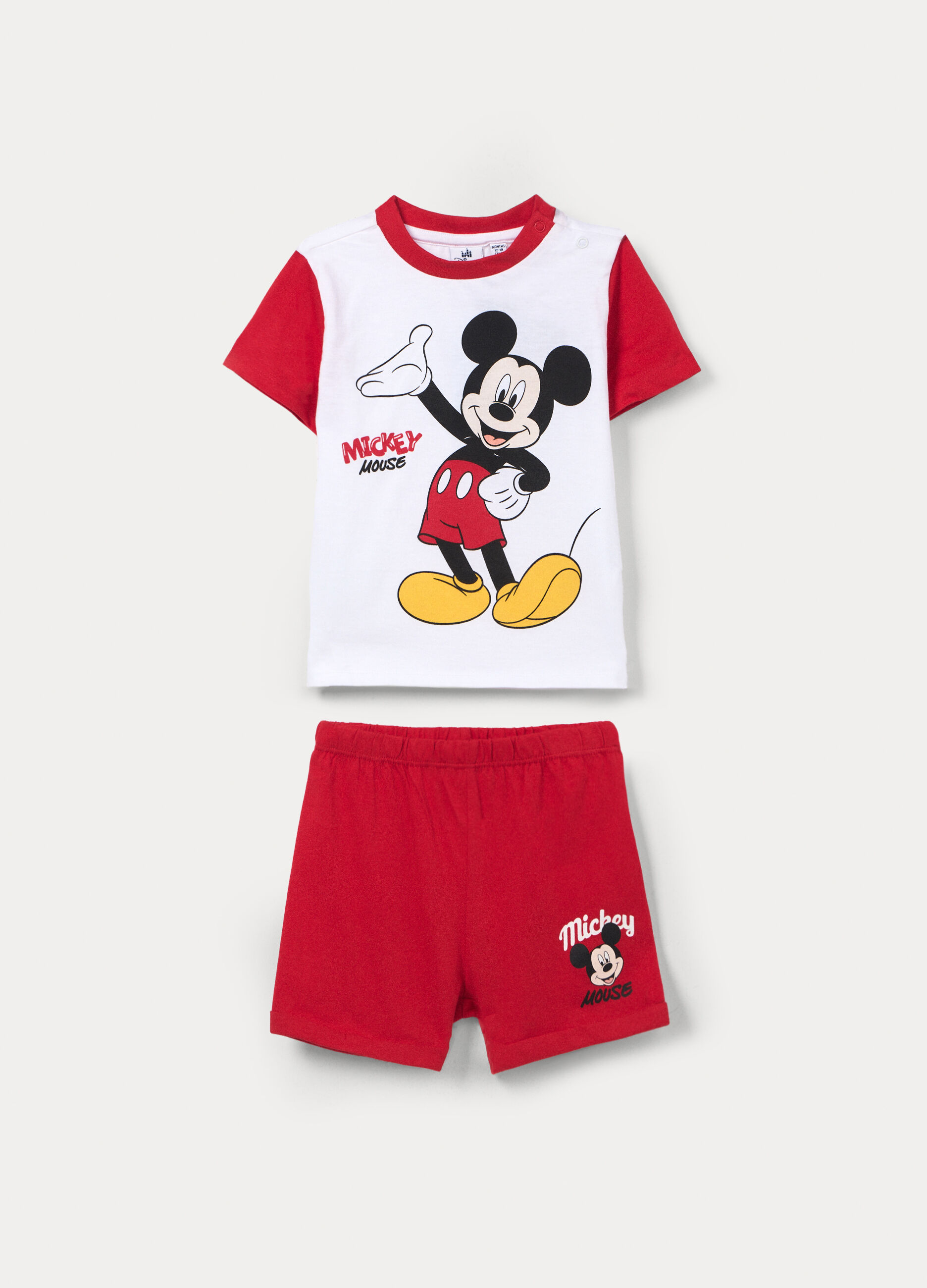 Pigiama corto Disney in jersey di puro cotone _0