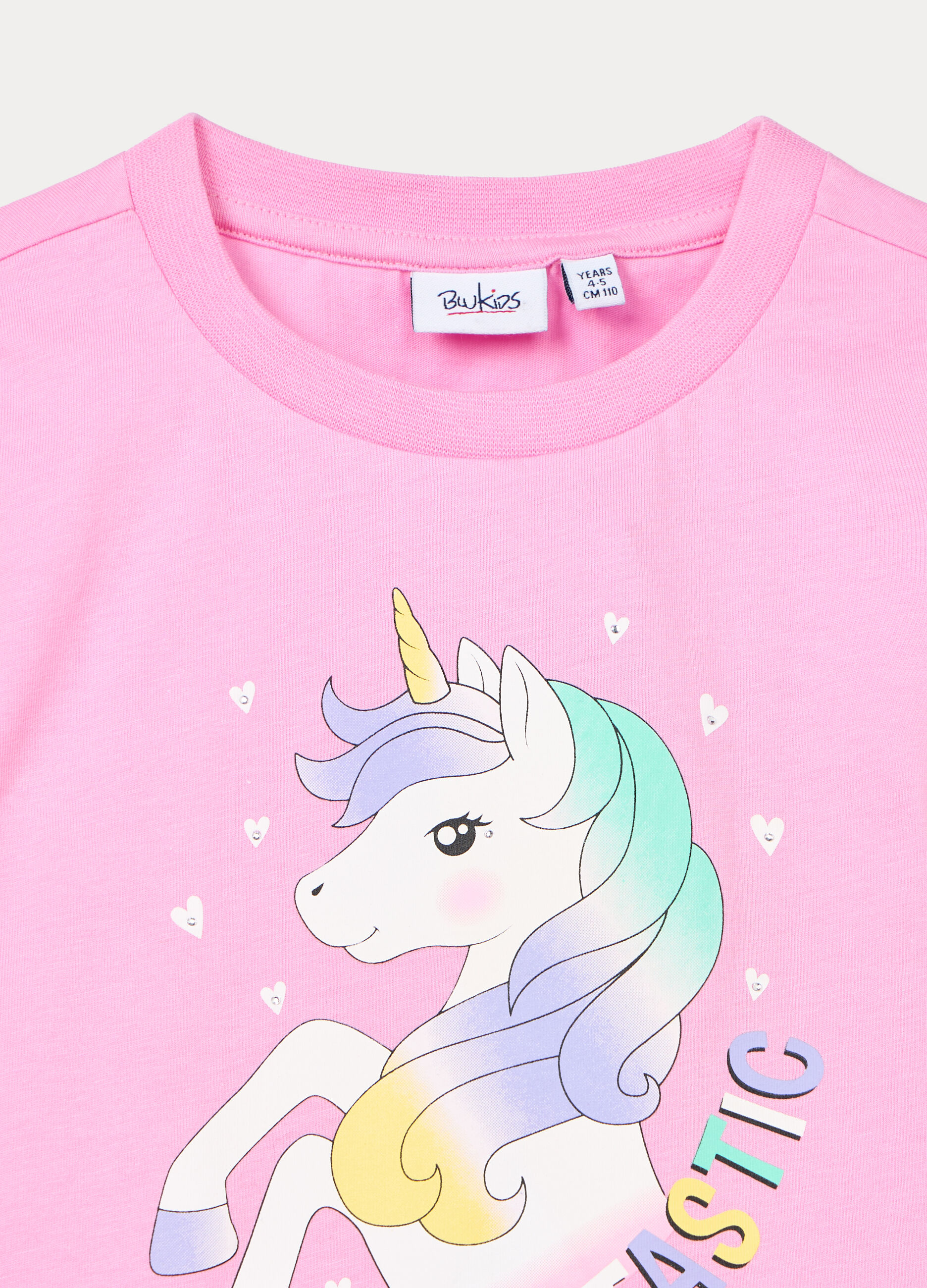 Jogging set in jersey di puro cotone bambina_2