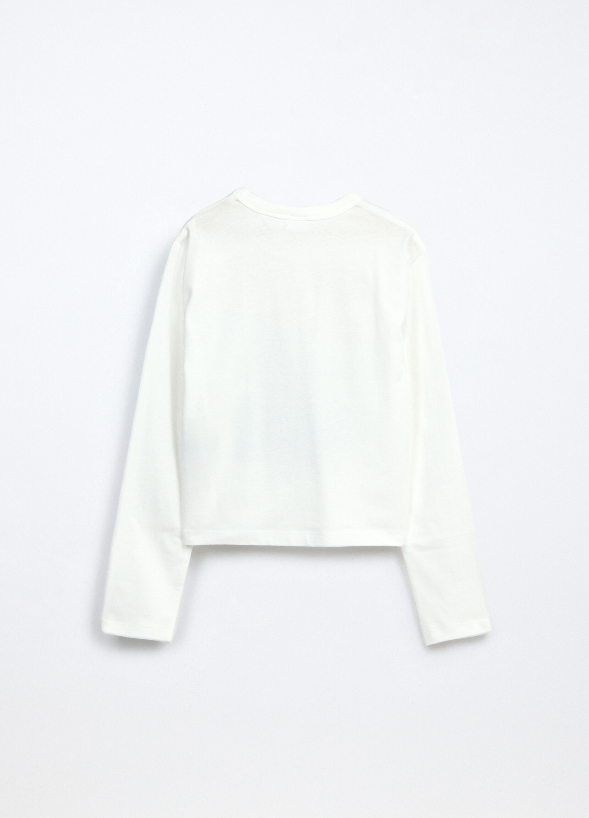 T-shirt in jersey di puro cotone ragazza_1