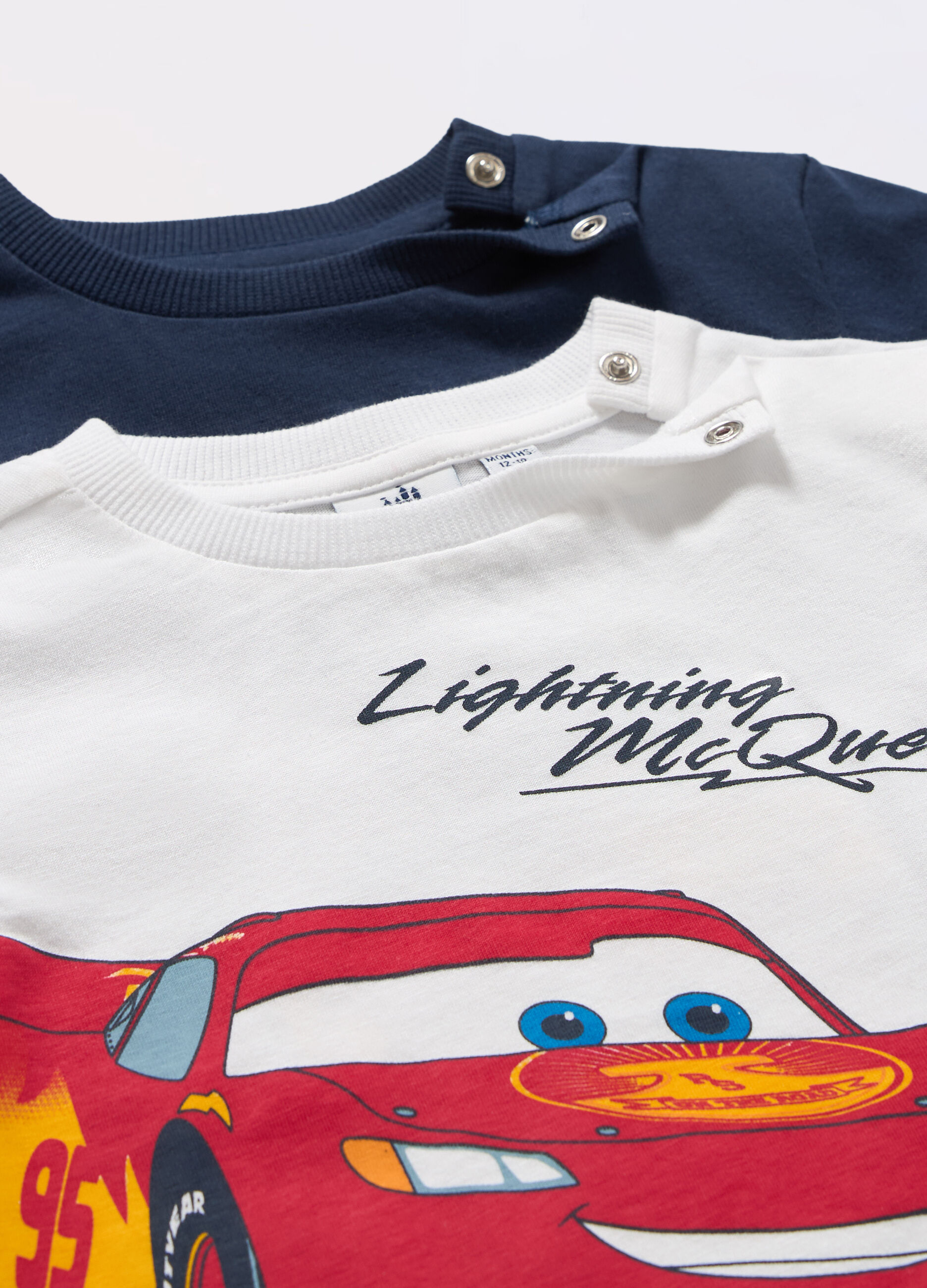 Pack 2 t-shirt in jersey di puro cotone neonato_0