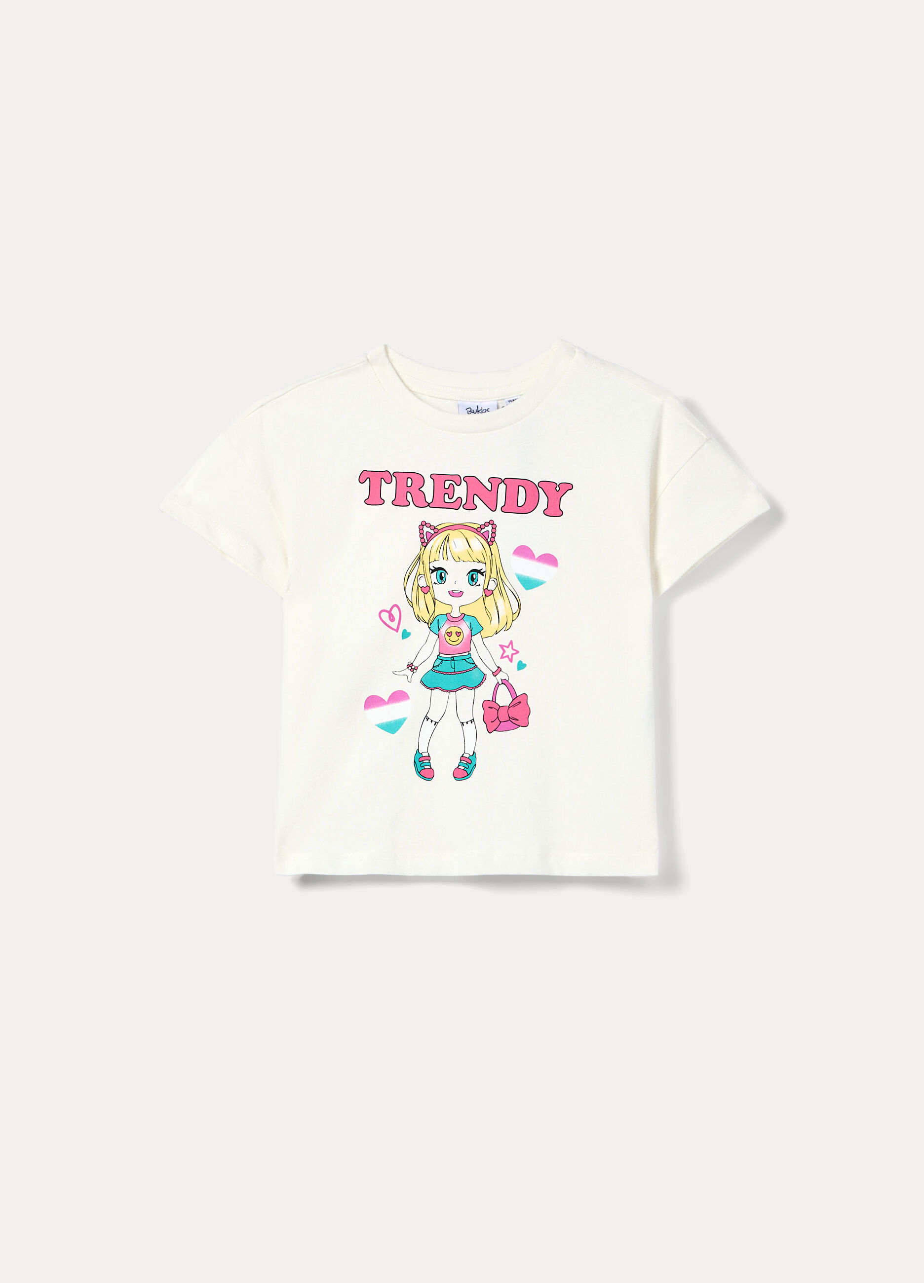 T-shirt girocollo bambina_0