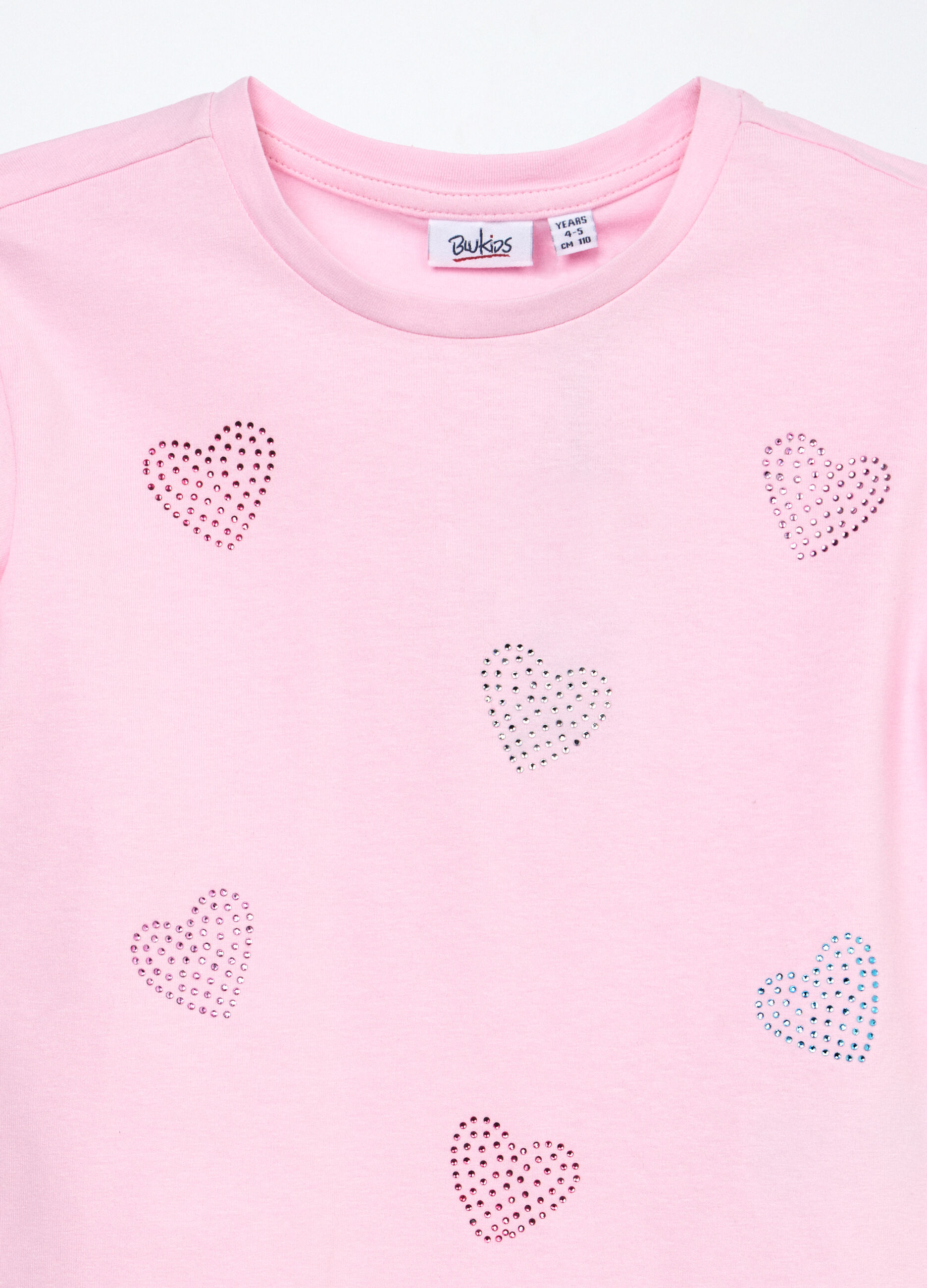 T-shirt in jersey di cotone stretch bambina_2