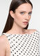 T-shirt con scollo a barchetta donna_2