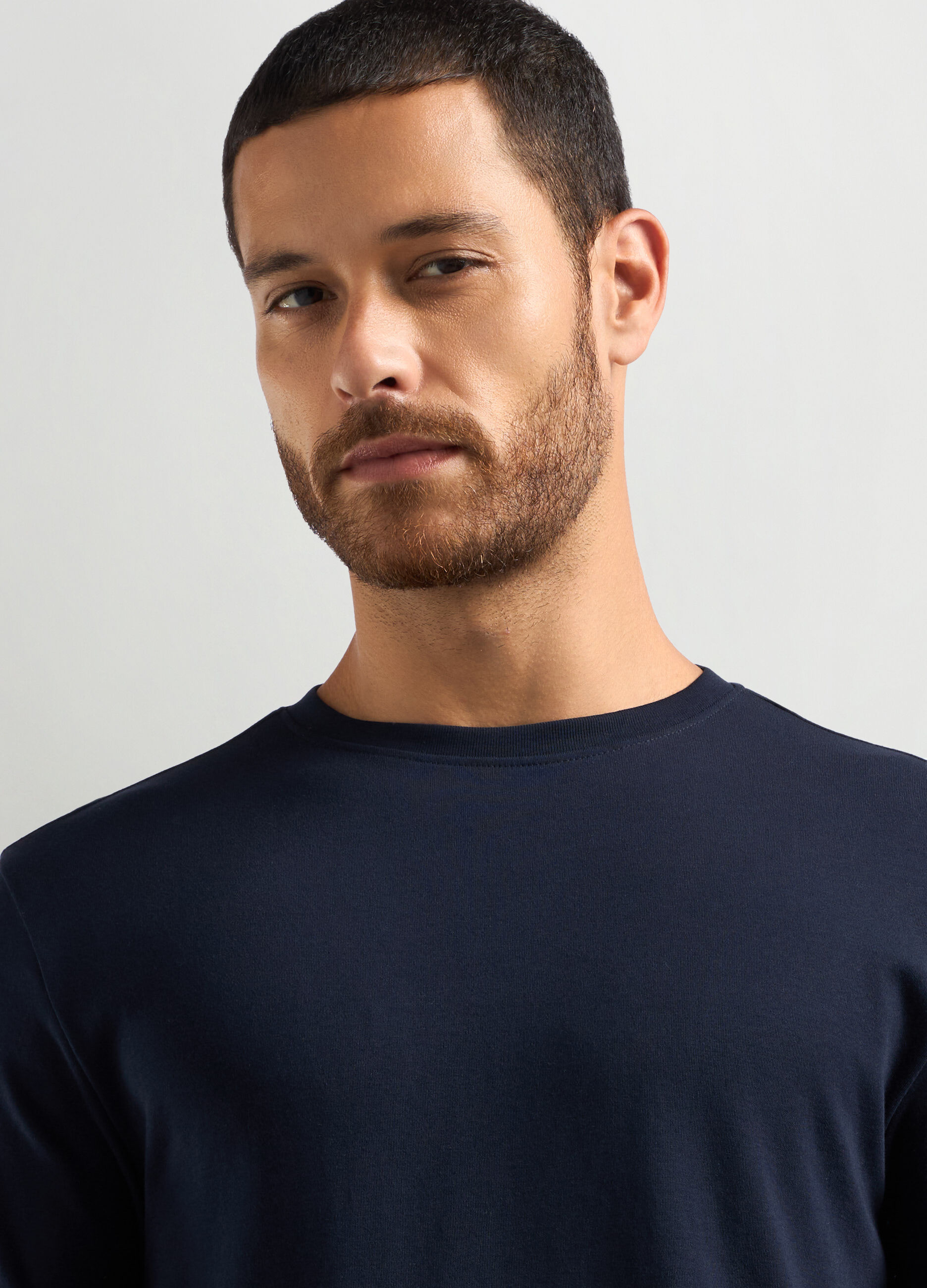 T-shirt a manica lunga in puro cotone_2