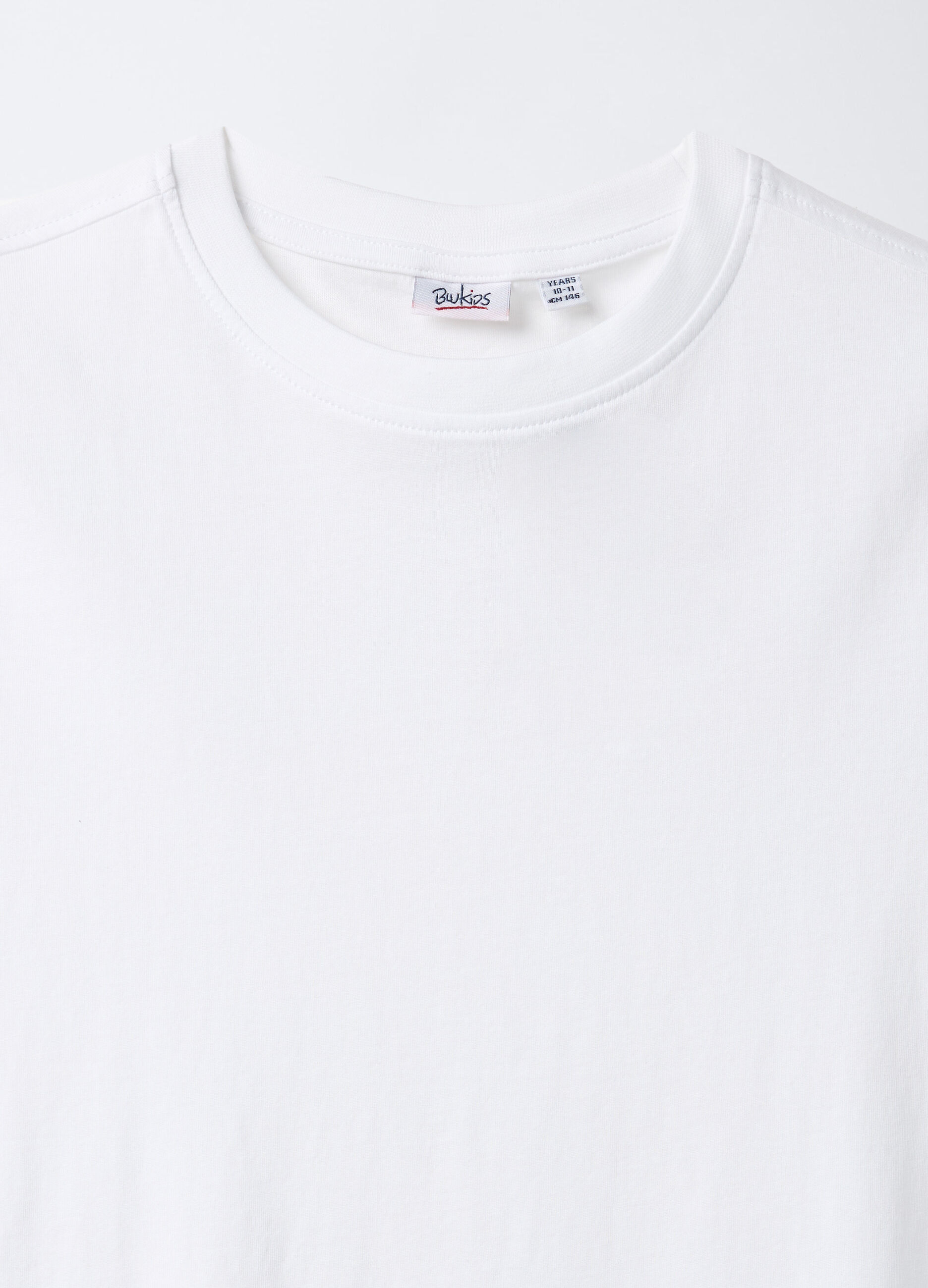 T-shirt girocollo in jersey di puro cotone ragazzo_2