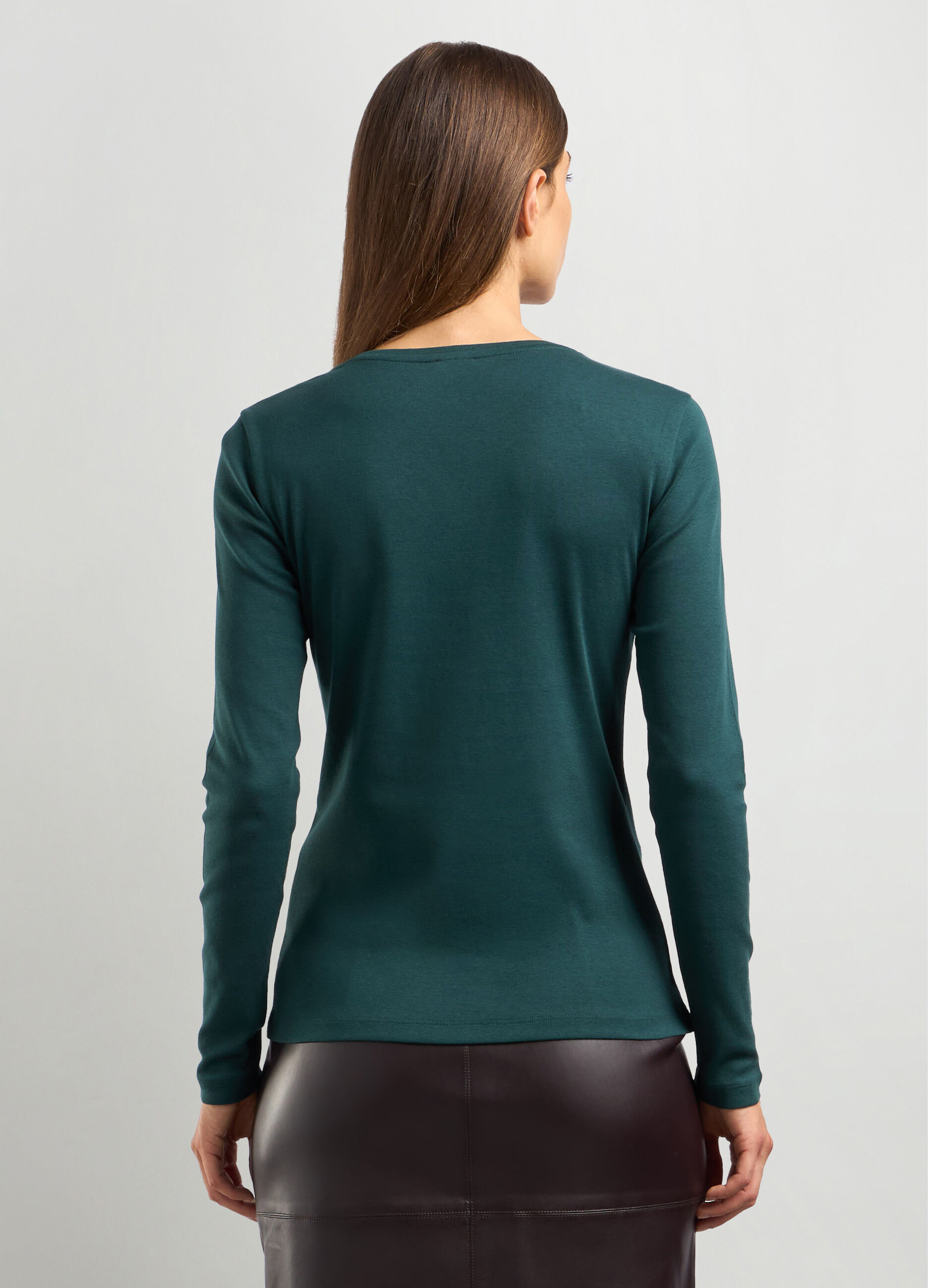 T-shirt in puro cotone donna_1