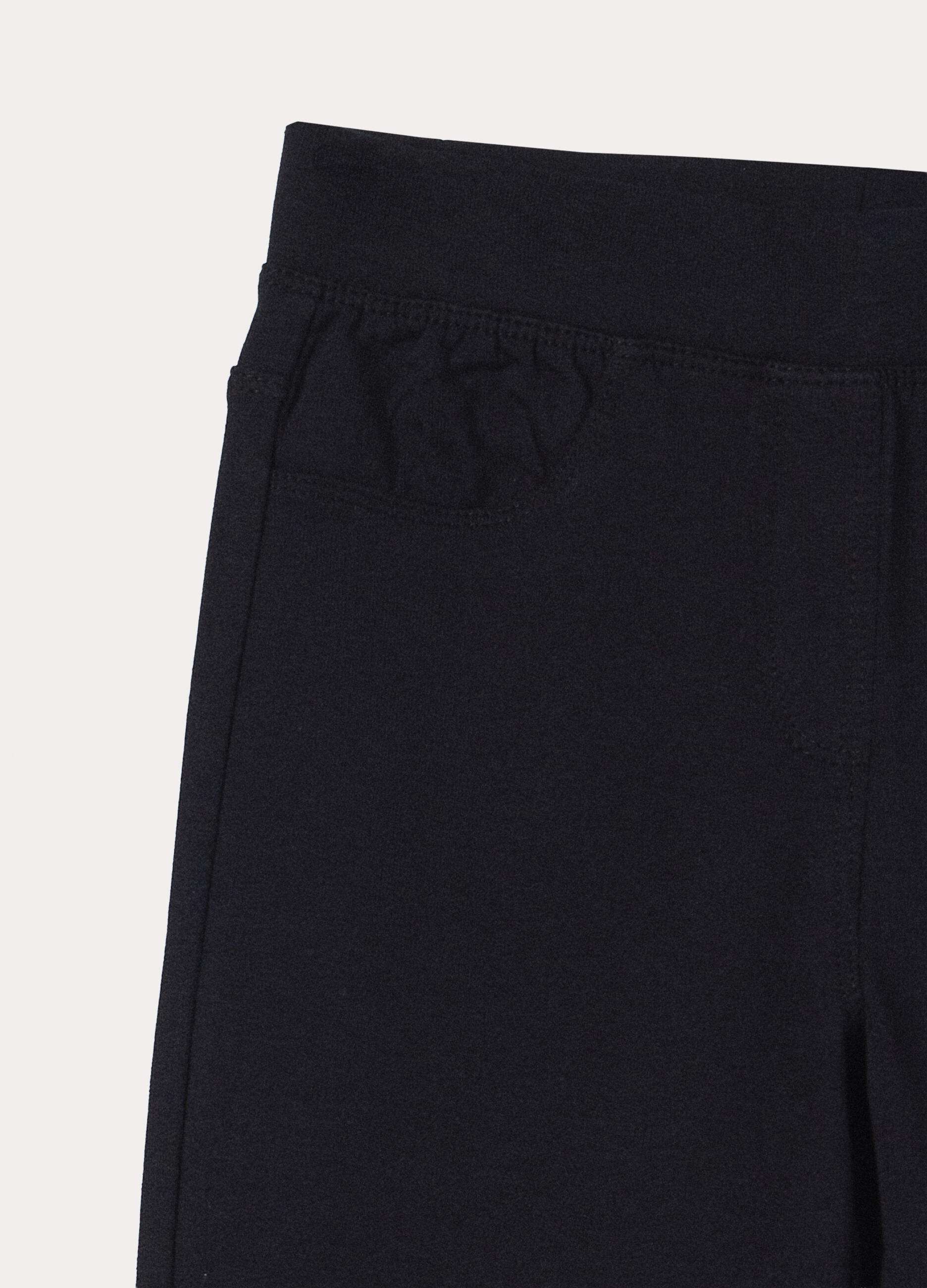 Treggings flare fit in french terry di cotone stretch bambina_2