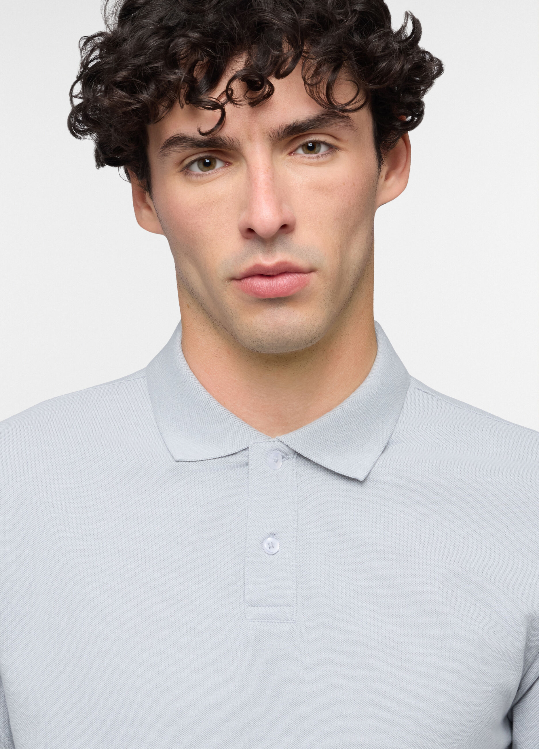 Polo in piquet di cotone uomo
