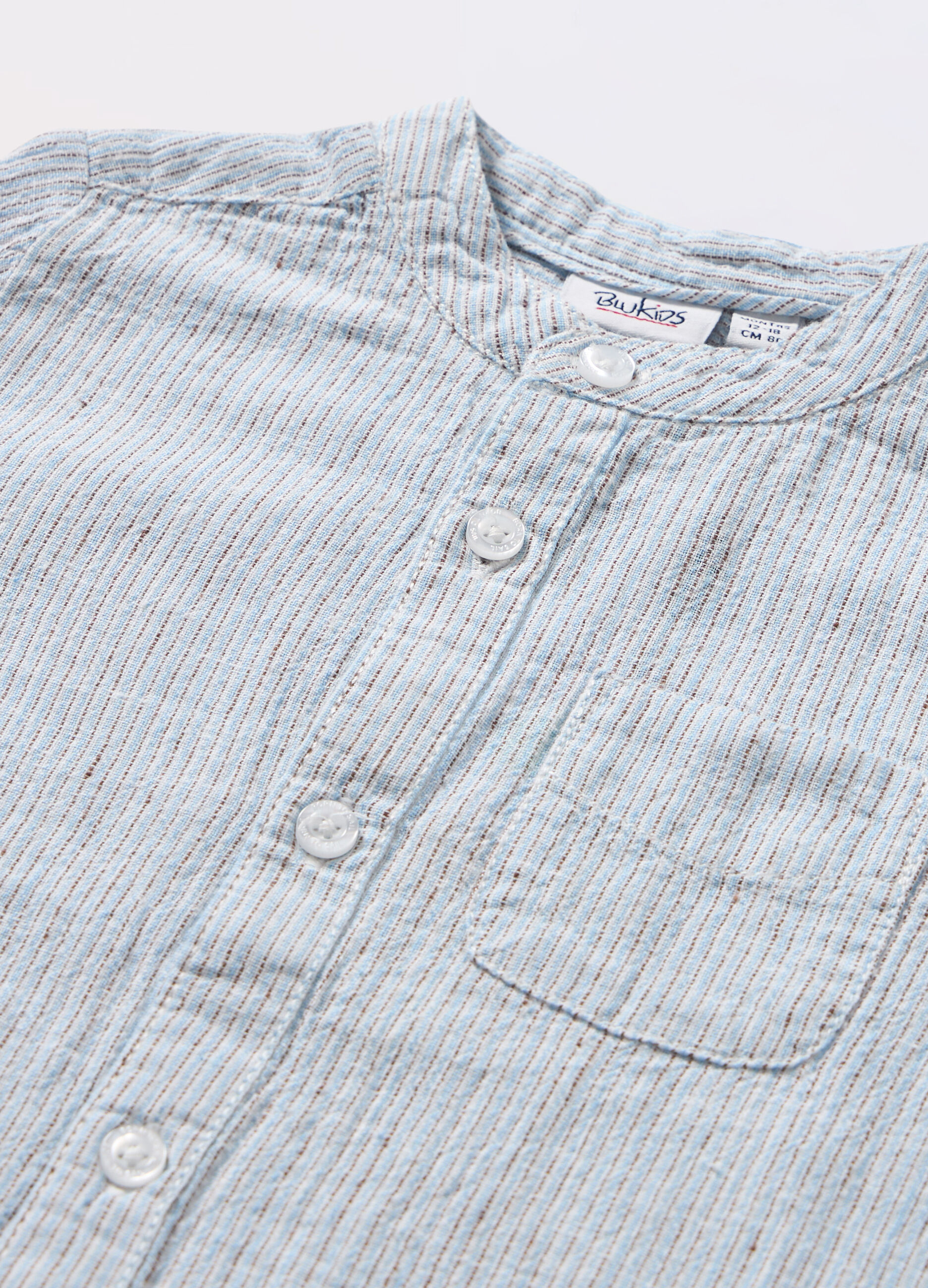 Camicia coreana misto lino neonato _1