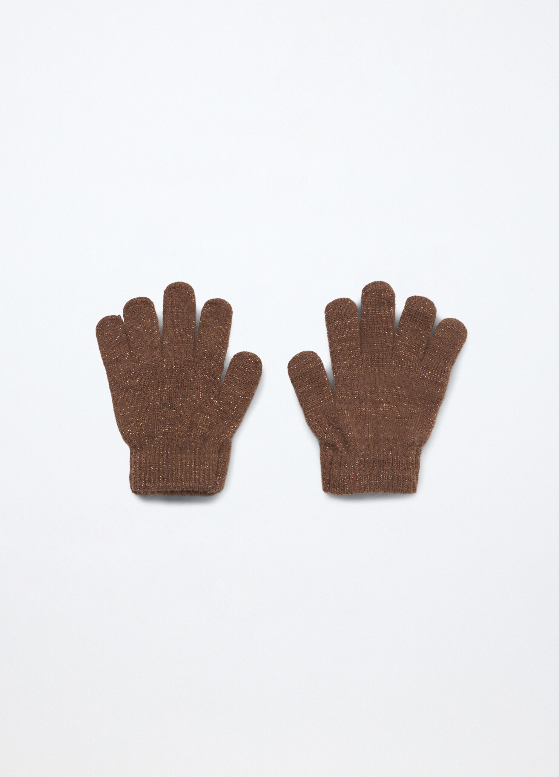 Guanti tricot con filo lurex_0
