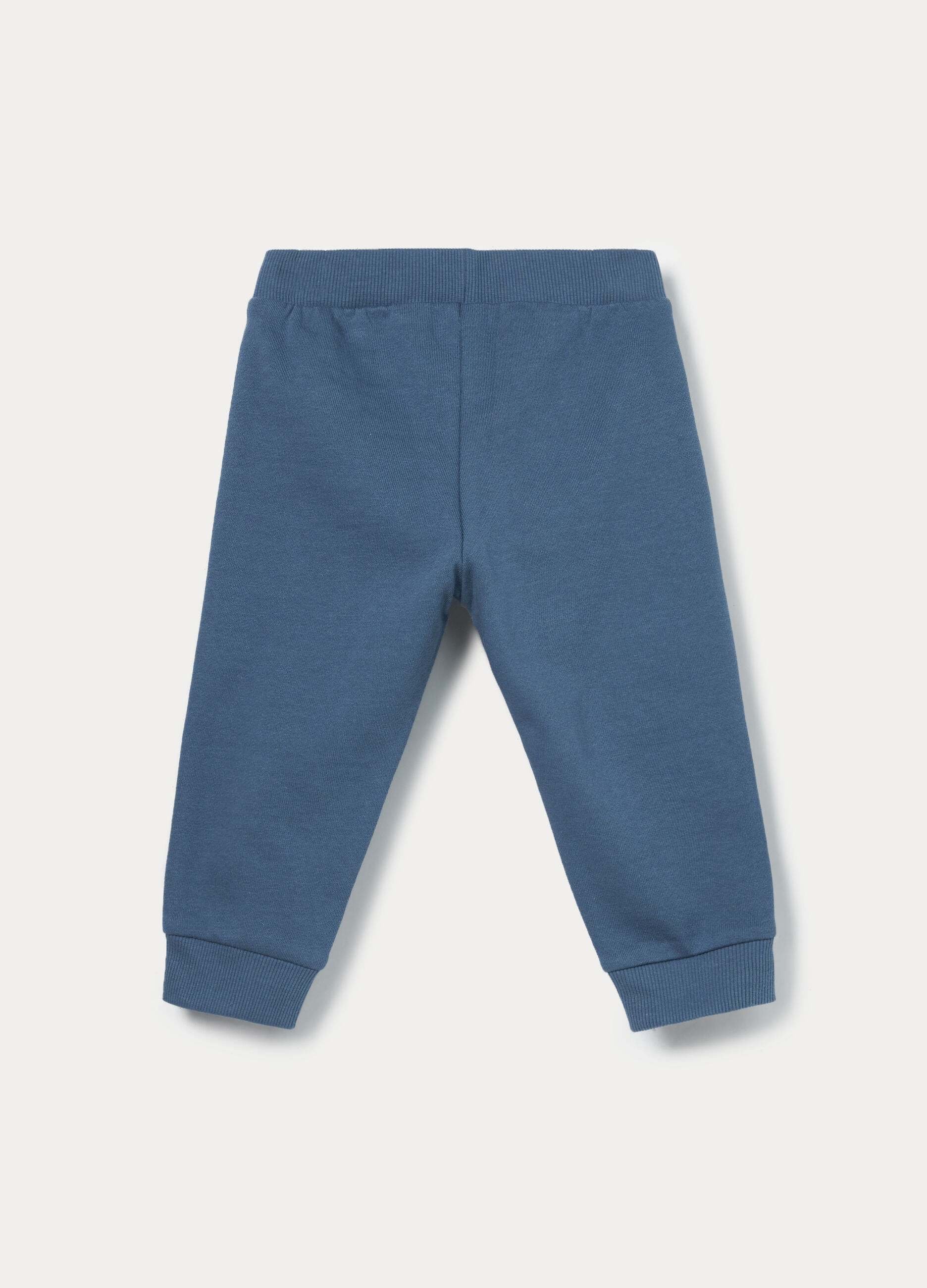 Jogger in french terry di puro cotone bimbo_1