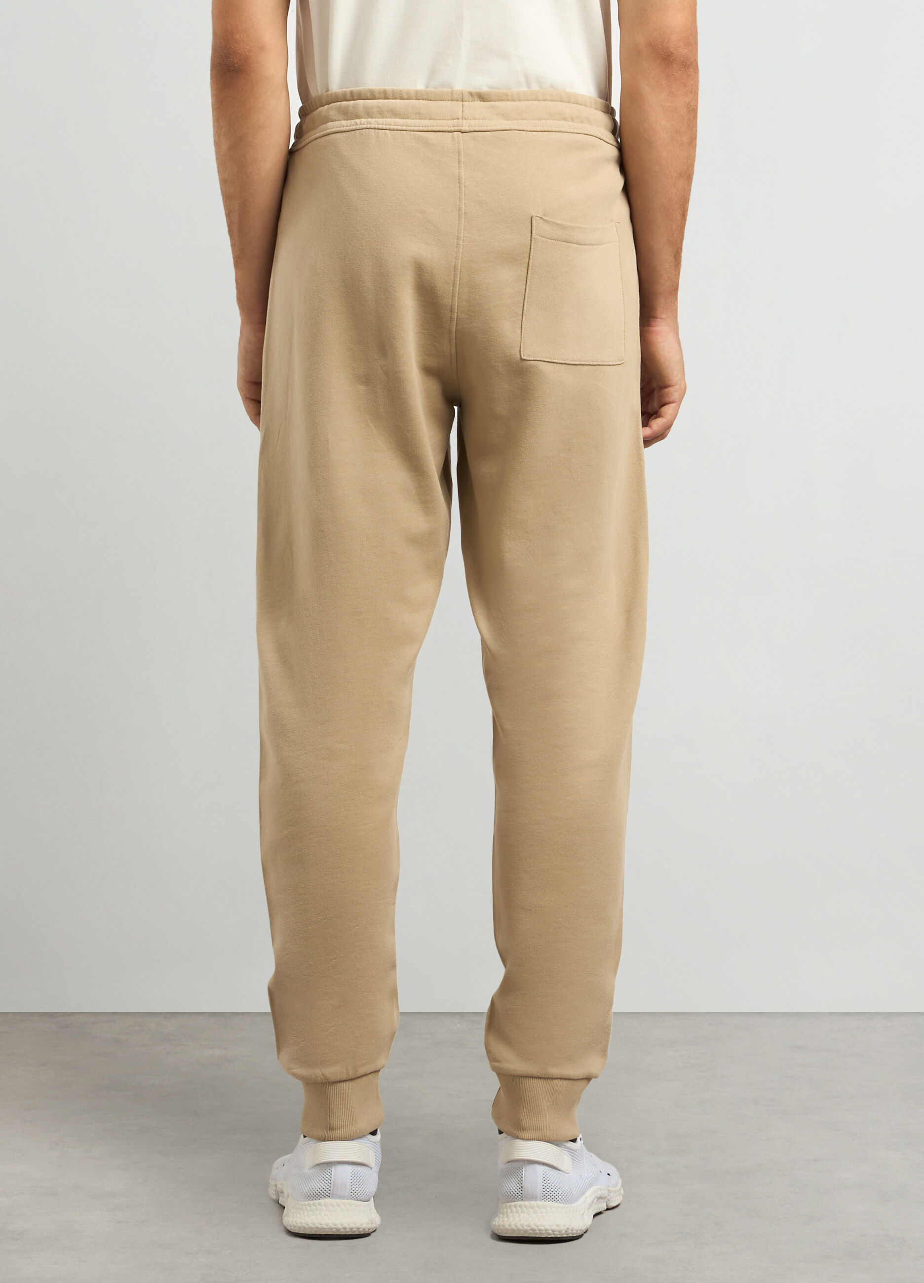 Joggers in felpa di cotone uomo_1