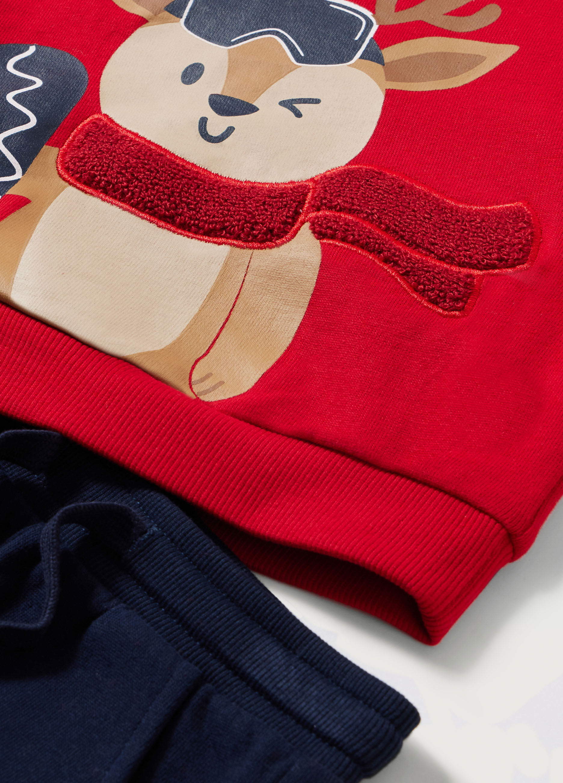 Jogging set in puro cotone neonato_1