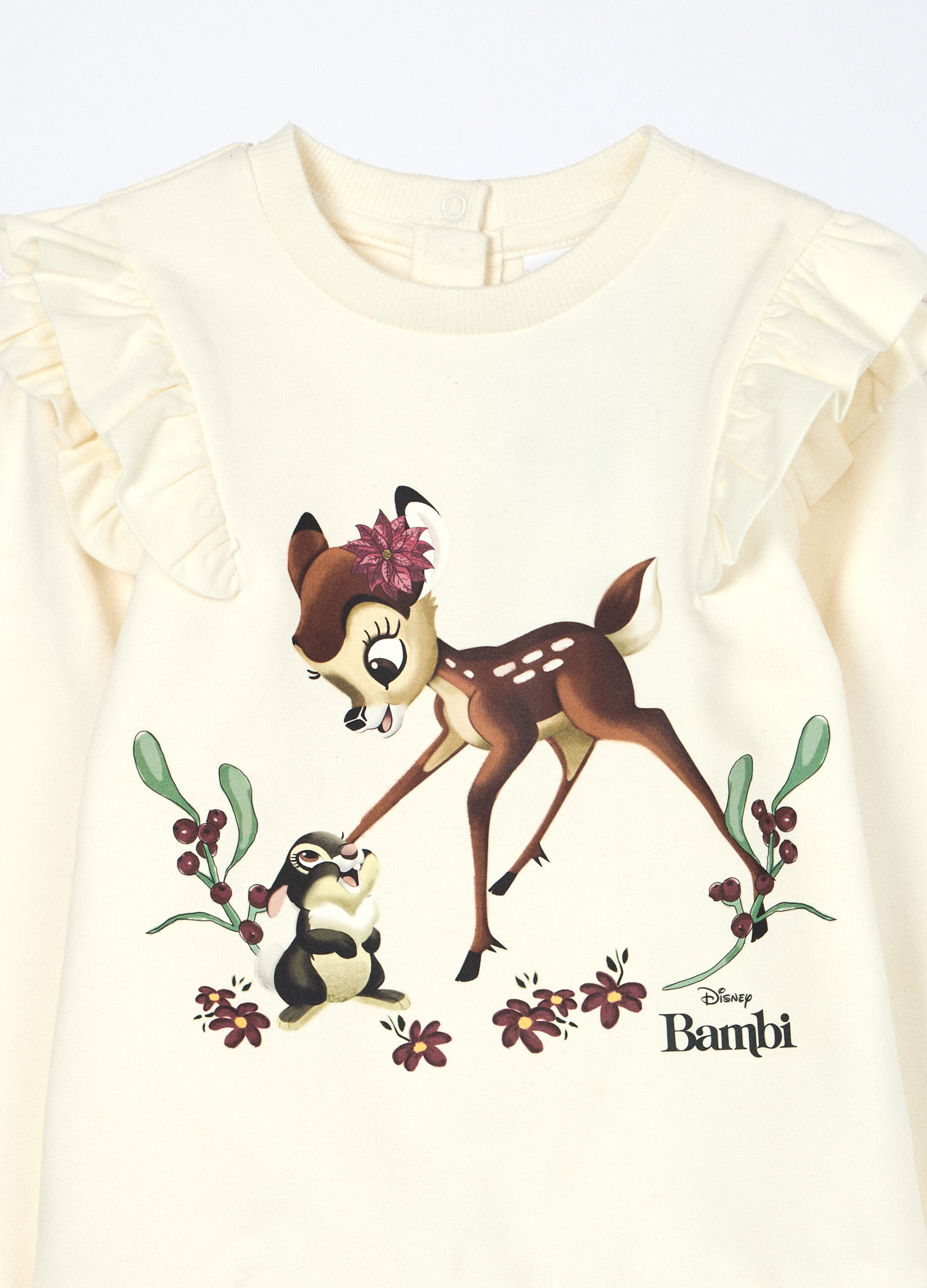 Jogging set Disney in cotone fleece stretch neonata_2