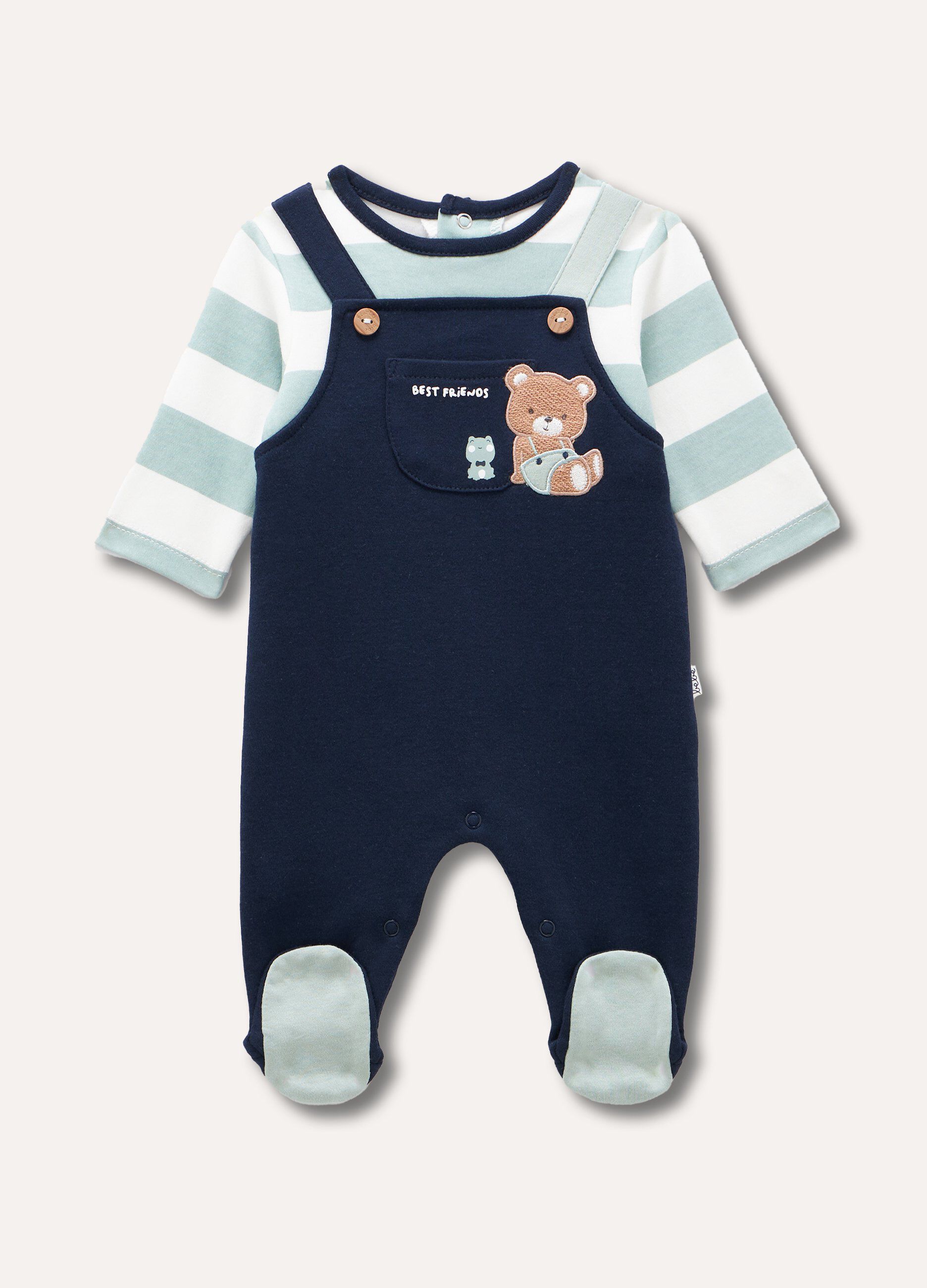 Tutina in puro cotone neonato_0