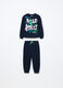 Jogging set in french terry di puro cotone bambino_0