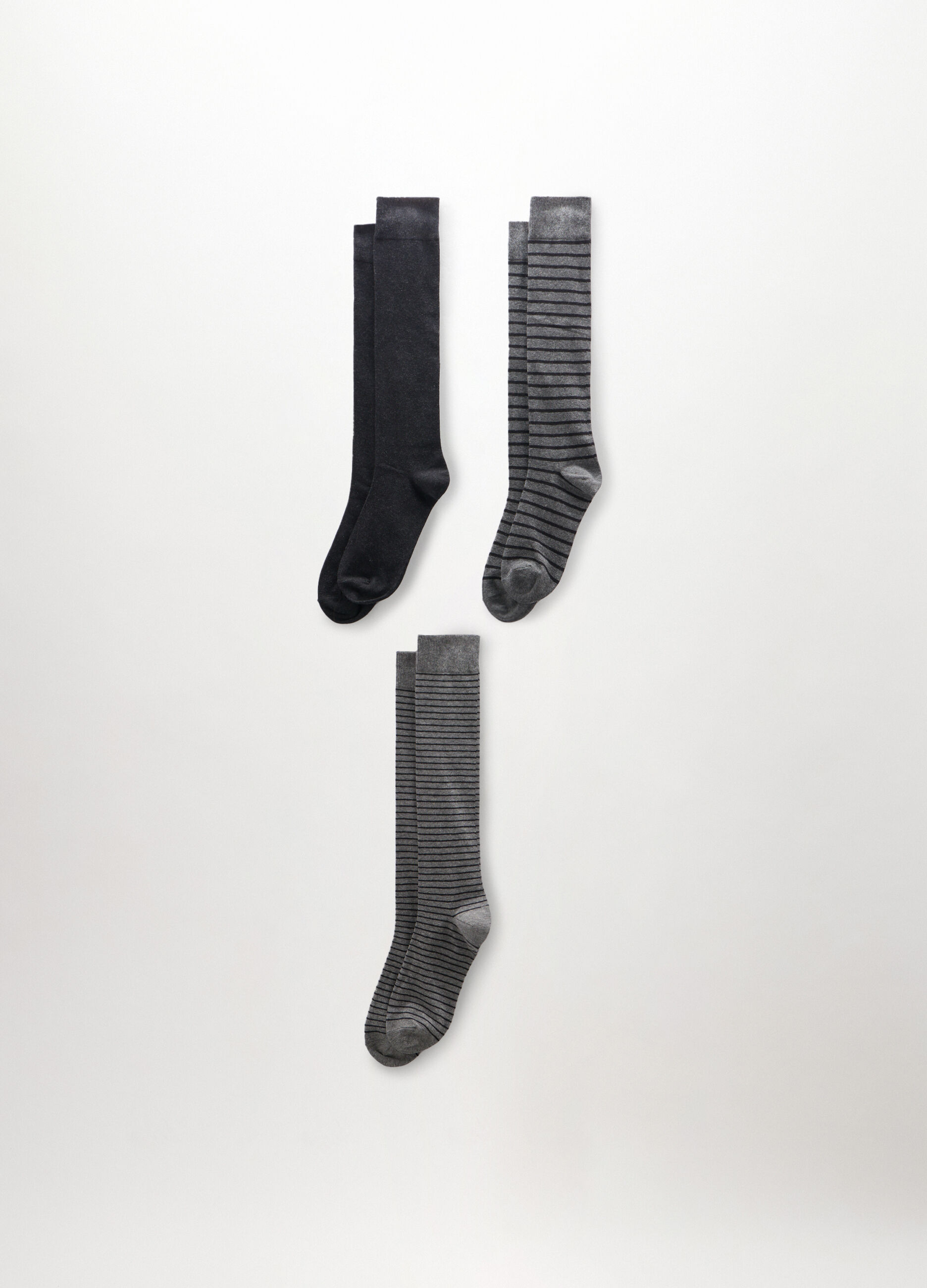 3 Pack calze lunghe in misto cotone uomo_0