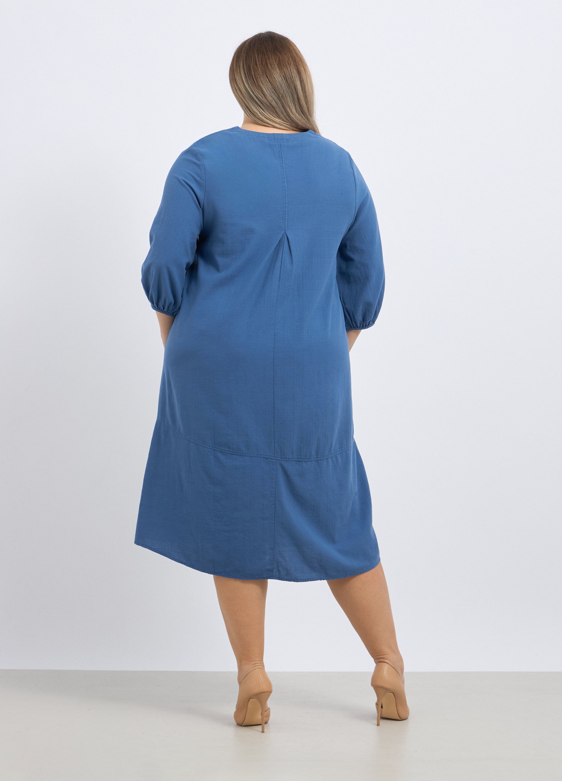 Abito in puro cotone donna curvy_1