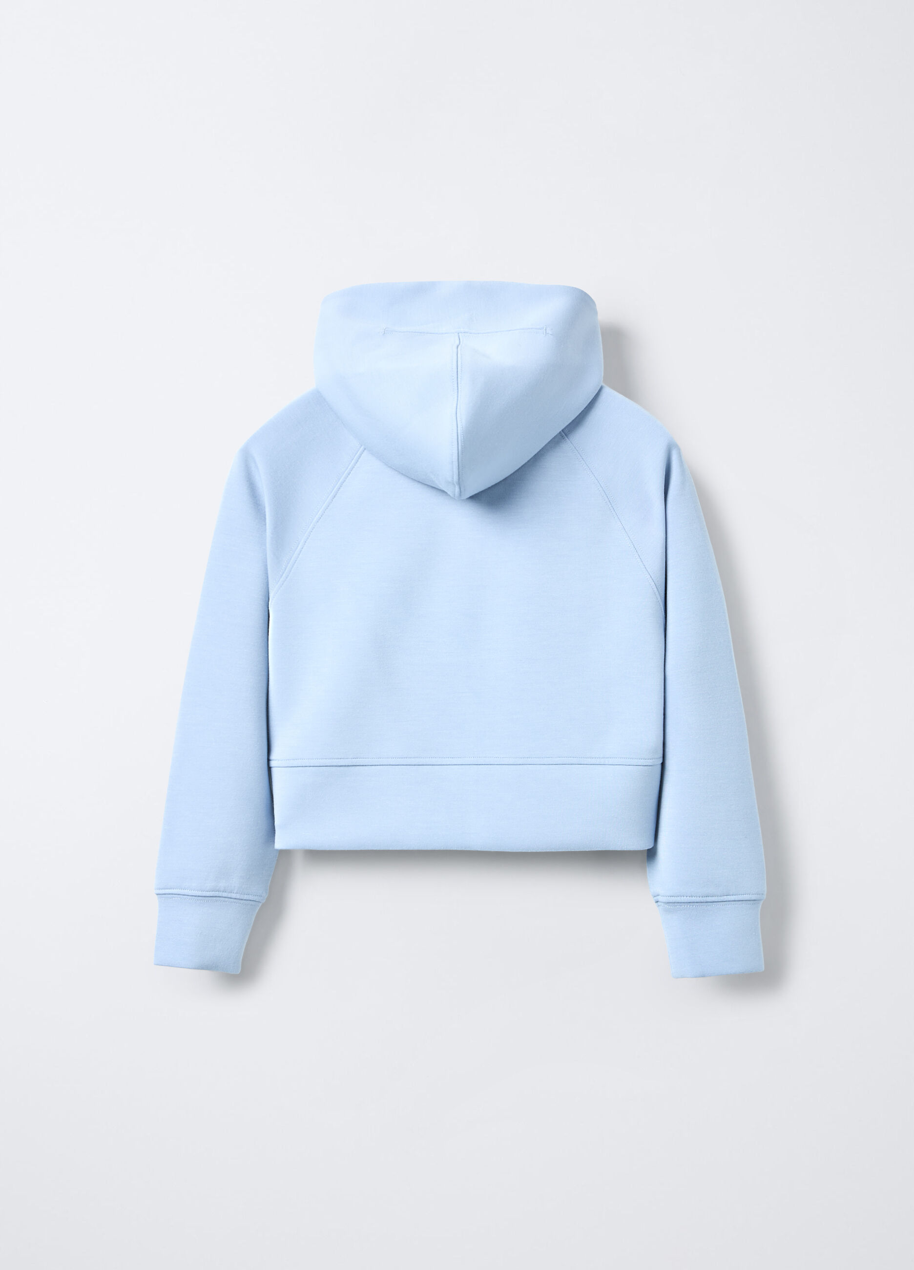 Felpa con cappuccio misto modal stretch bambina_1