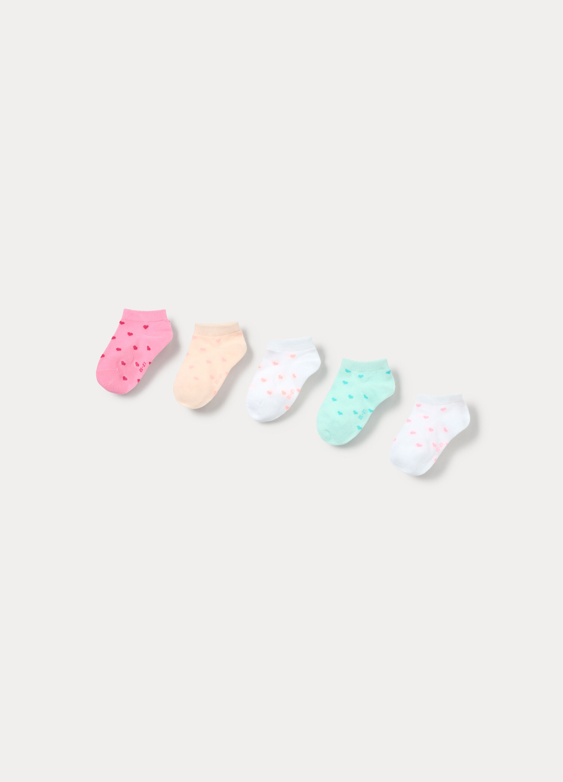 Pack 5 calzini corti misto cotone_1
