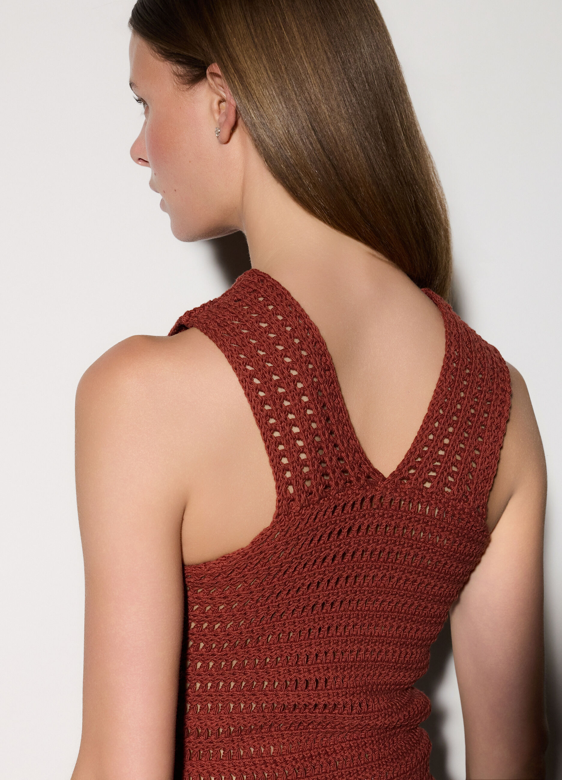 Top girocollo in maglia donna_3
