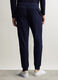 Jogger slim fit in felpa di cotone uomo_2