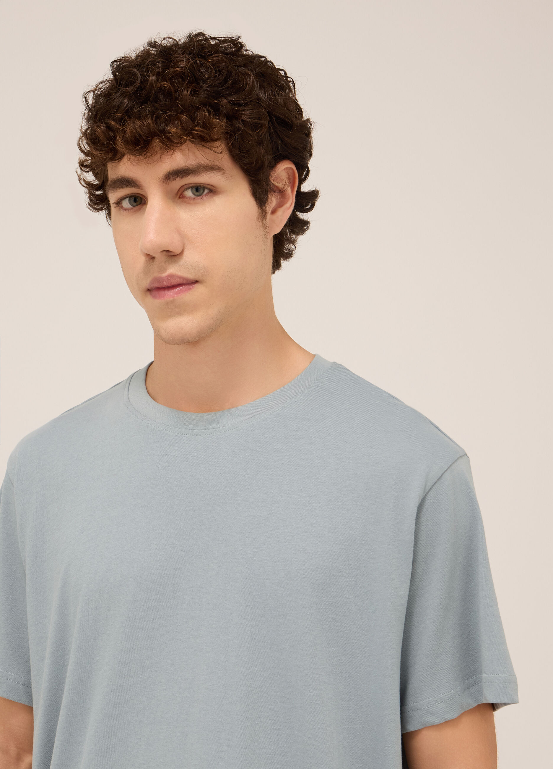 Set pigiama corto in jersey di cotone uomo_2