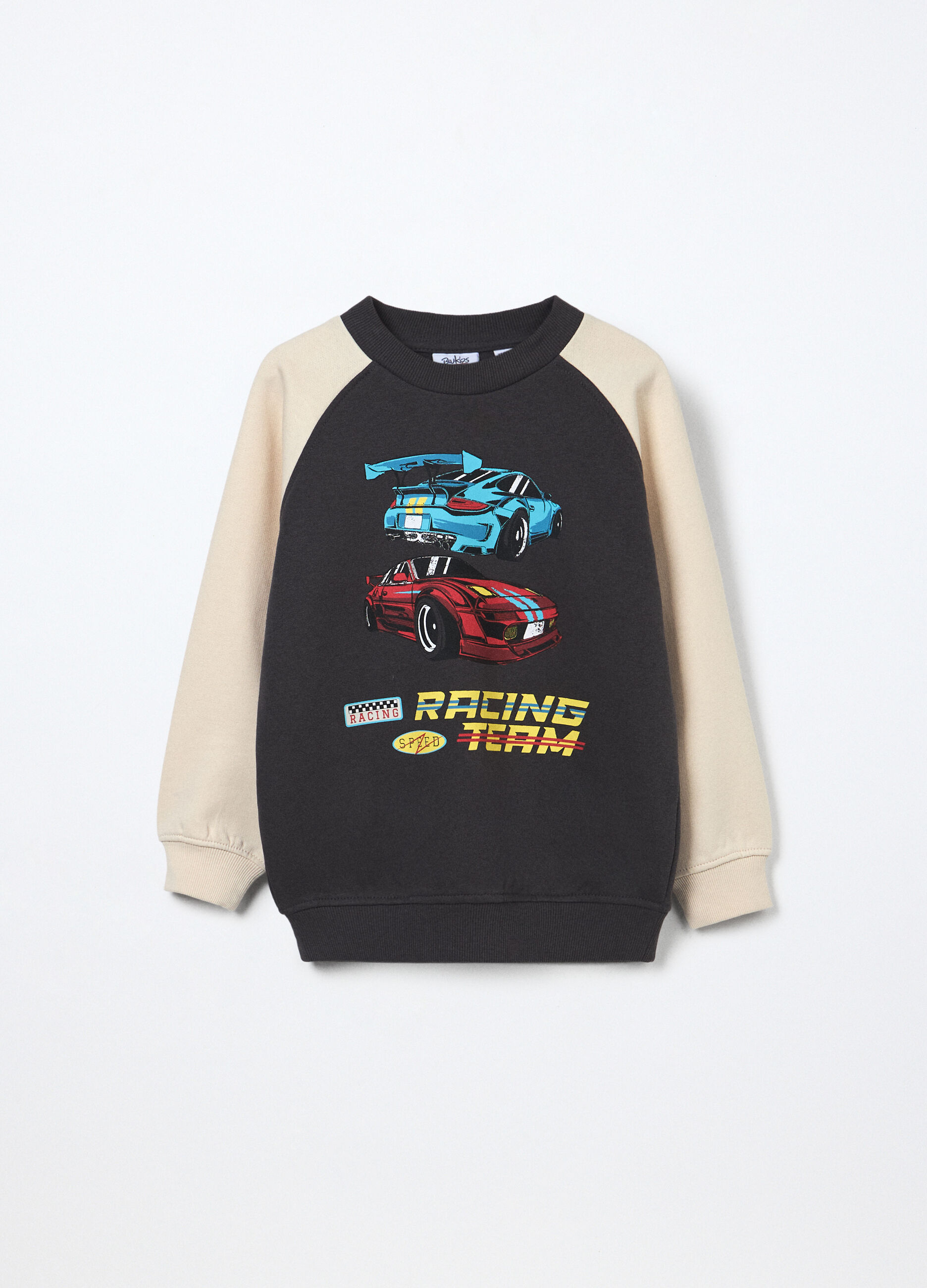 Felpa misto cotone fleece bambino_0