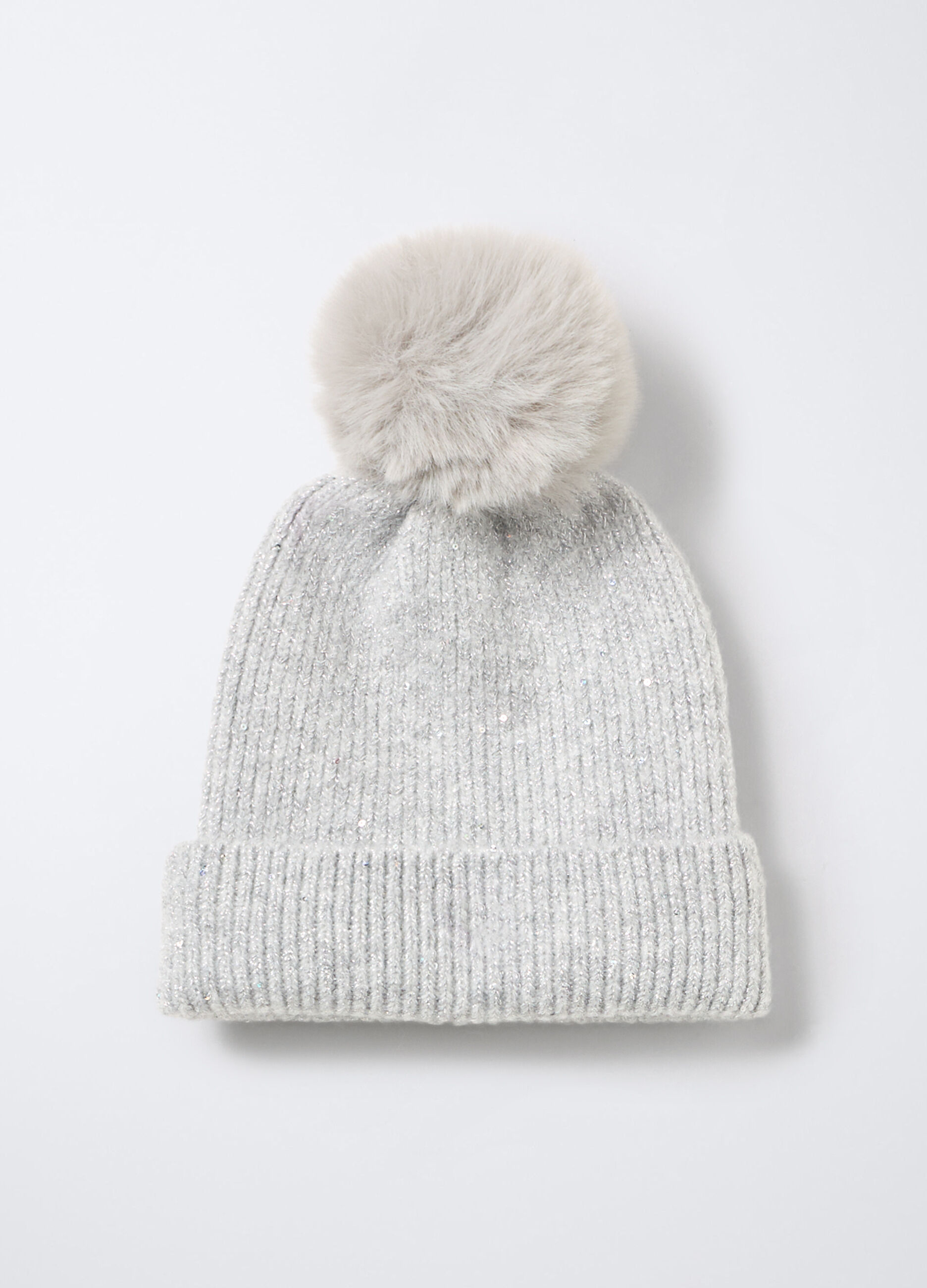 Berretto tricot in costina stretch_0
