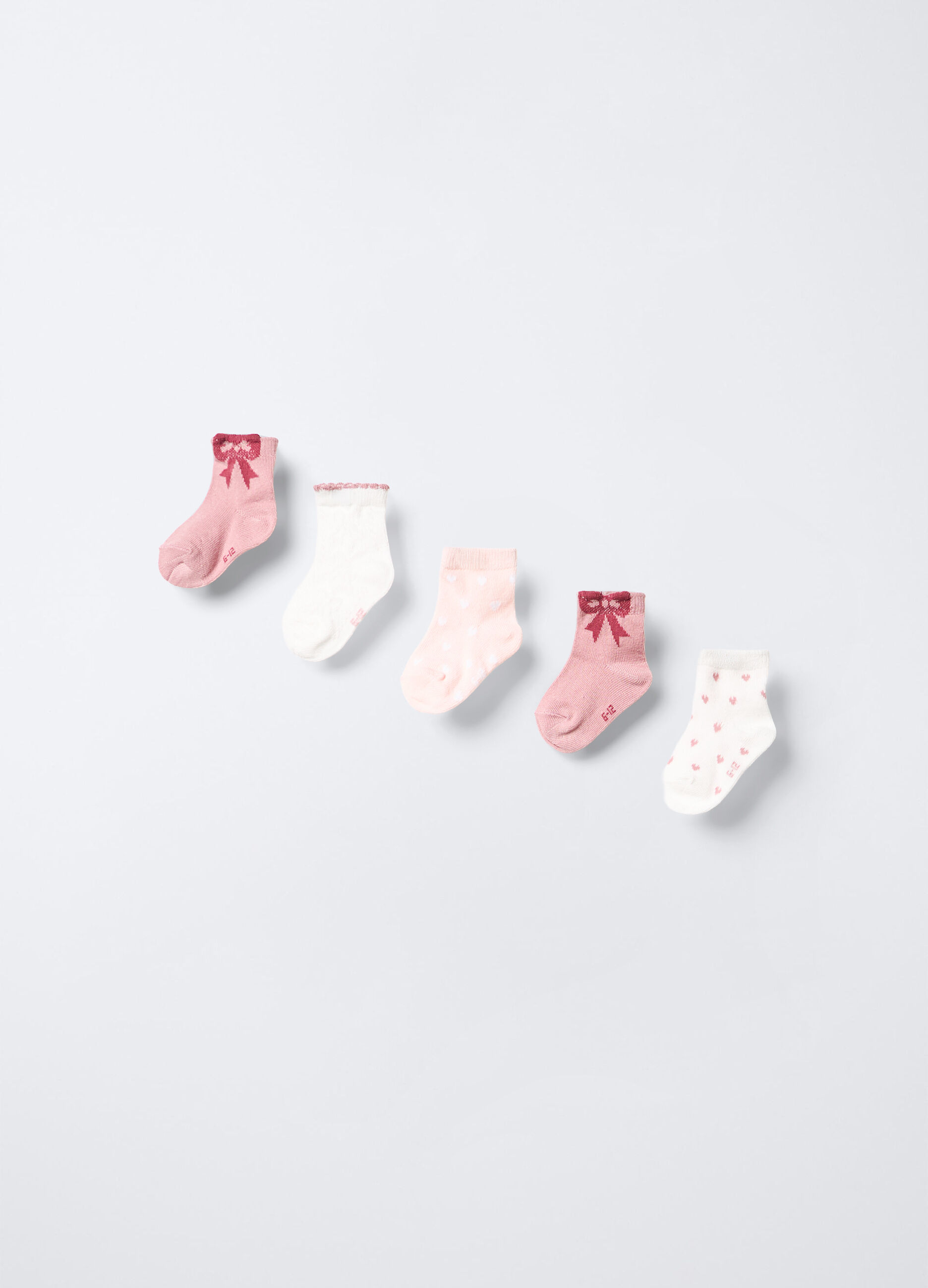 Pack 5 calze corte misto cotone stretch_1