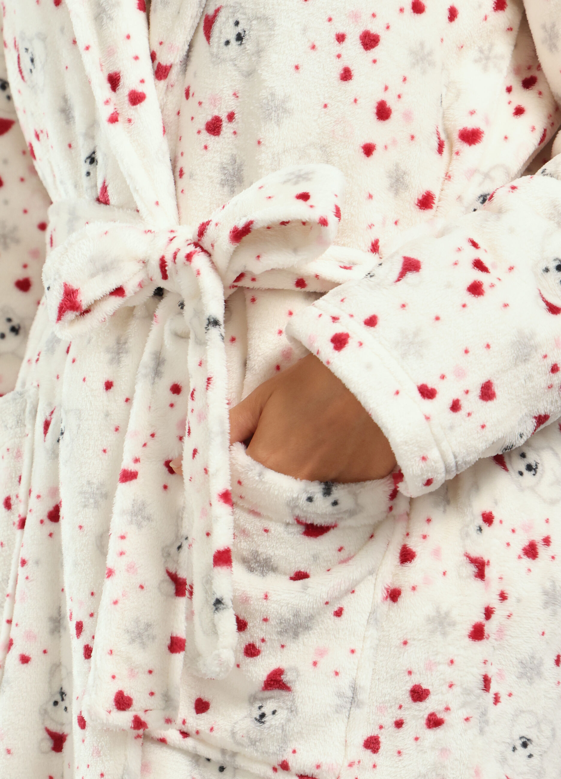 Vestaglia coral fleece donna_2