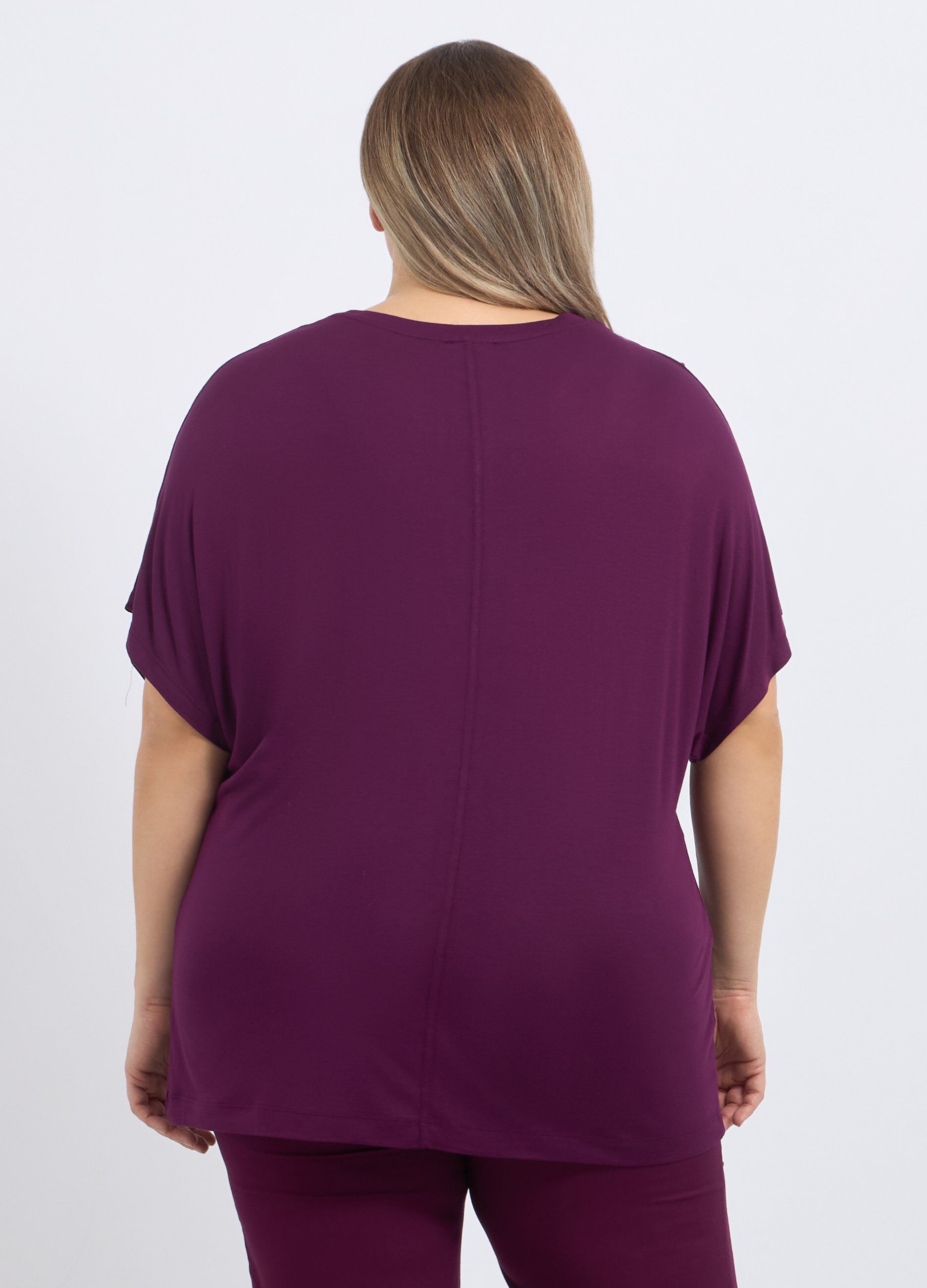 T-shirt in pura viscosa donna curvy_1